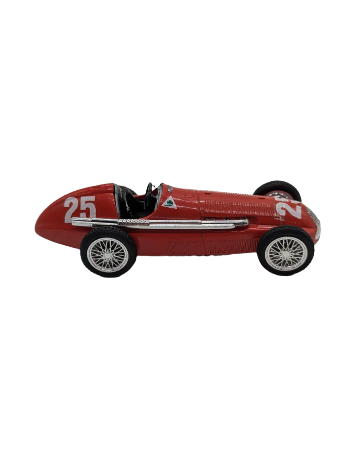 Broochella Rosso Corsa No.25 – Formula One Car Racing Brooch Pin red upcycled vintage luxury designer men's women's Scuderia d'Oro