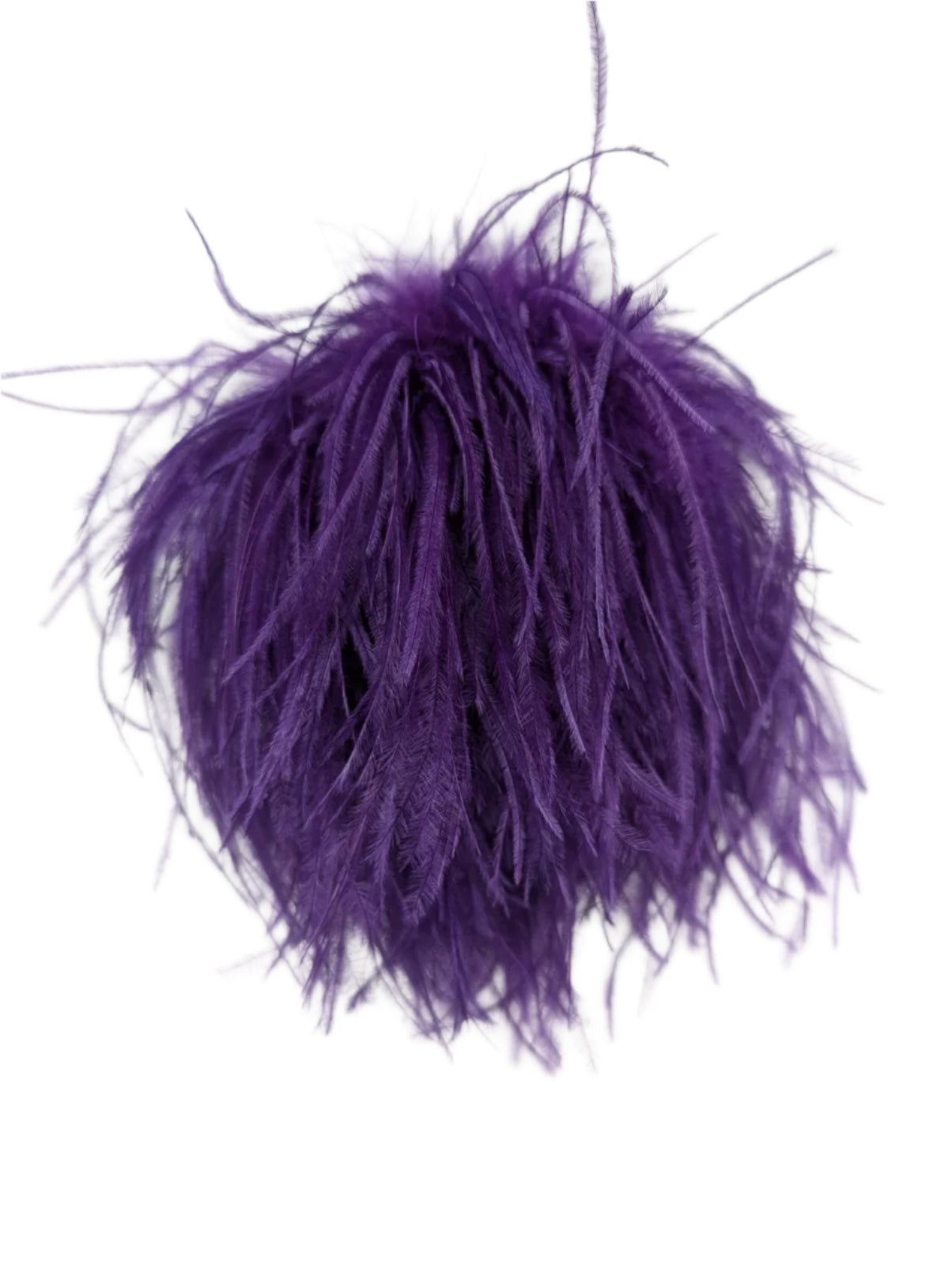 Broochella Le Pouffe feather brooch pin handmade men’s women’s designer luxury purple