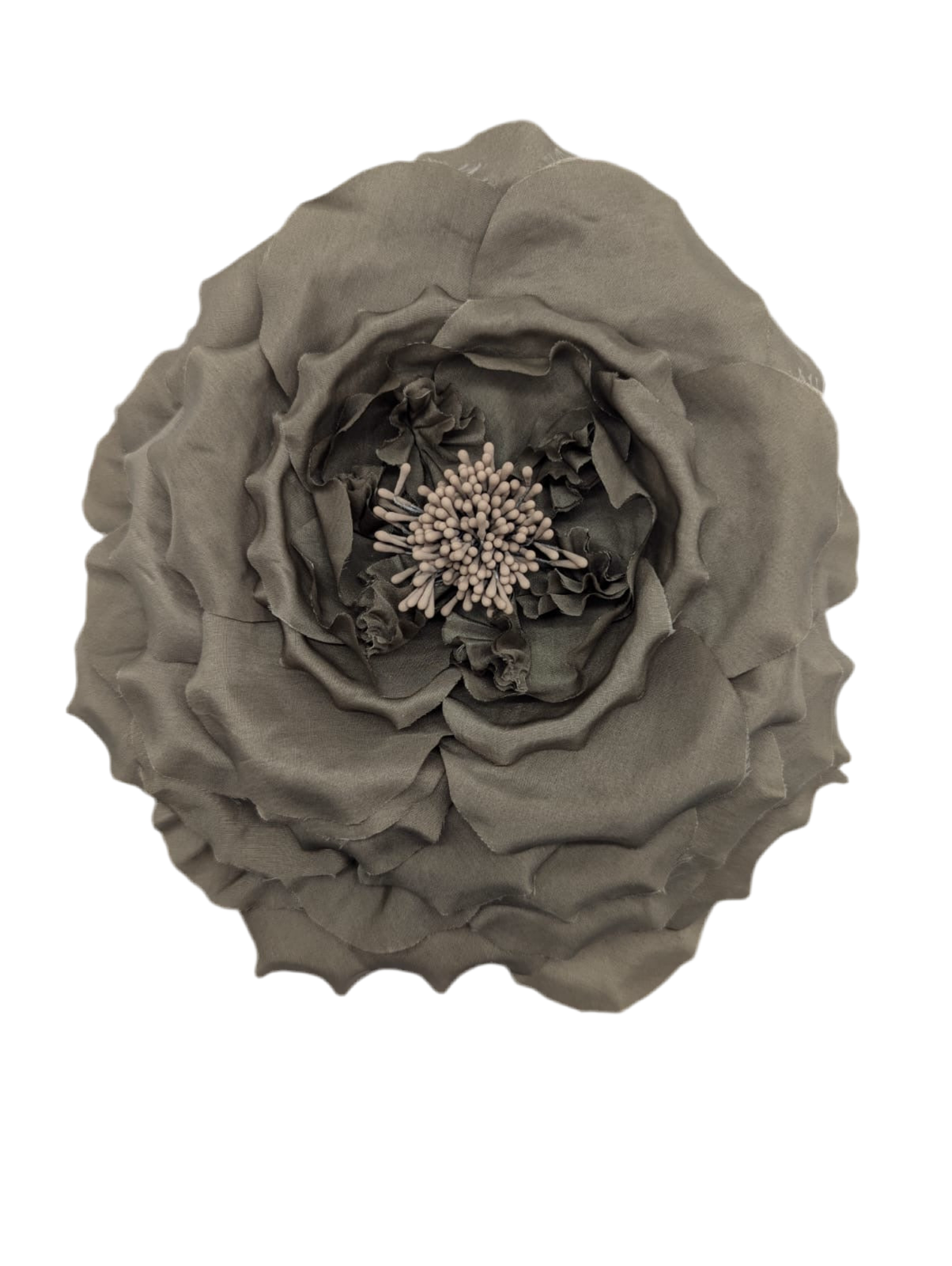 Broochella Men's Fiorita flower brooch pin large handmade luxury designer brown