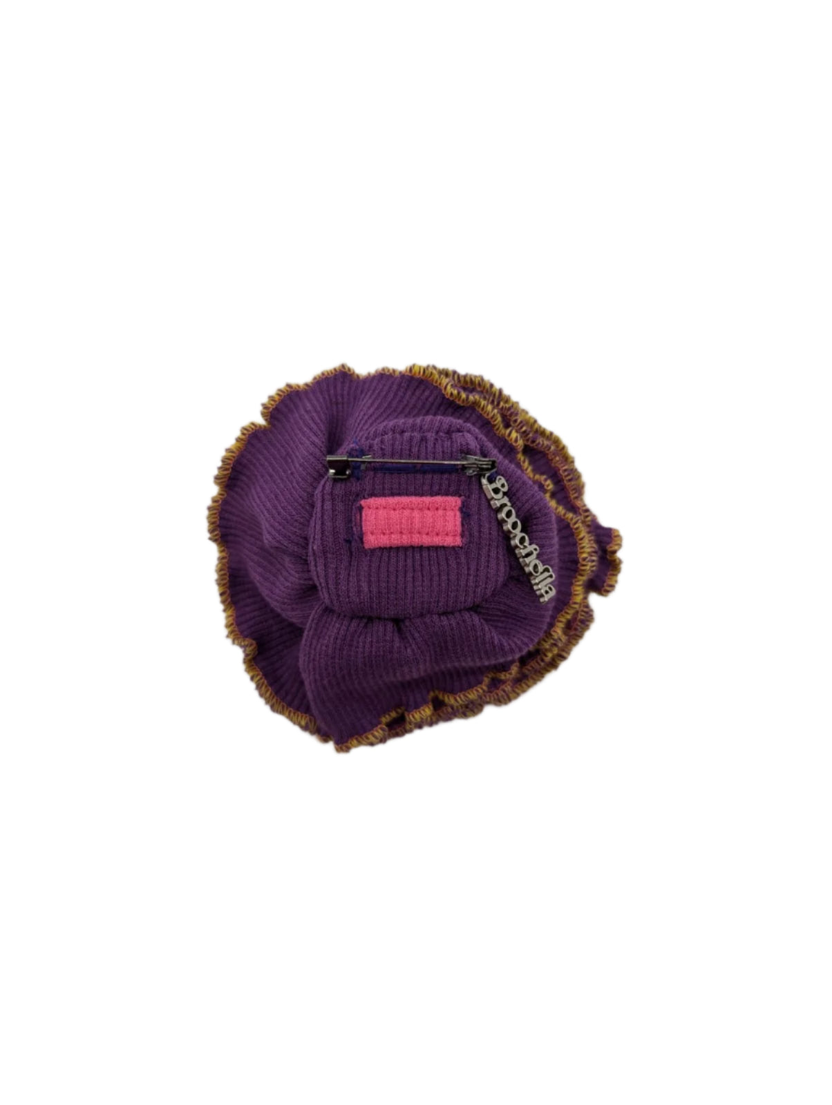 Broochella Men's Corallo flower brooch pin handmade luxury designer purple