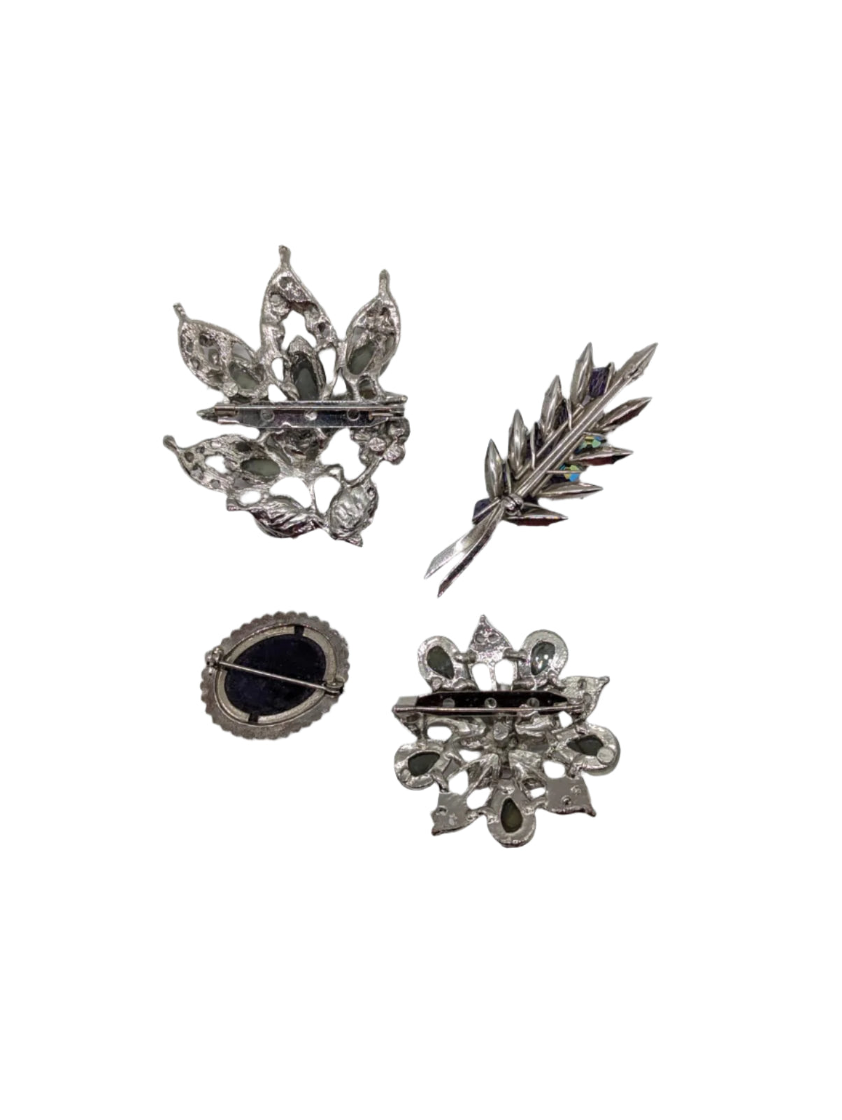 Broochella Canaletto Vintage brooch set silver tone designer women’s men’s