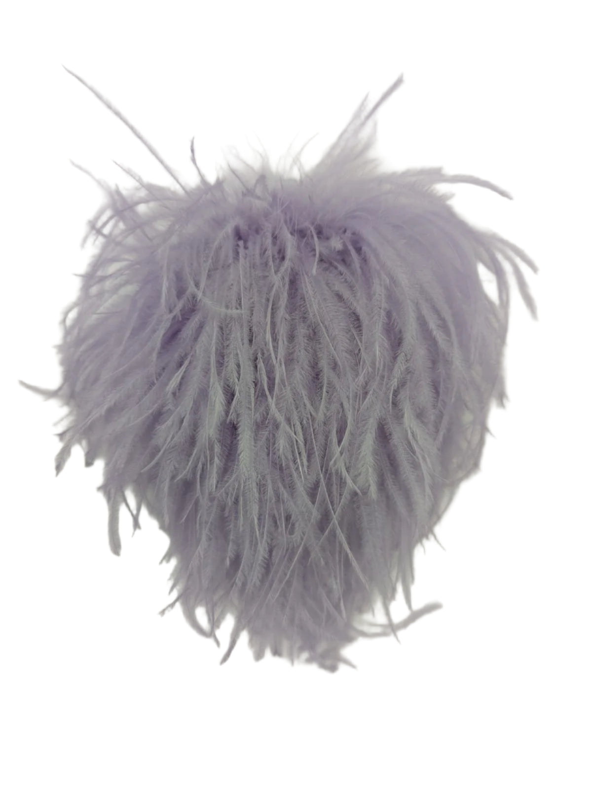 Broochella Le Pouffe feather brooch pin handmade men’s women’s designer luxury lilac