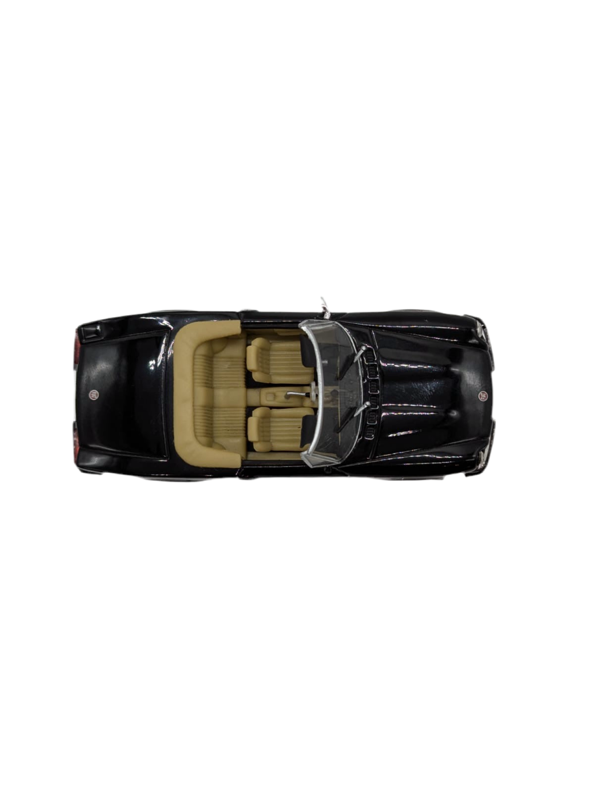 Broochella Nero Riviera No.84 Vintage Convertible Car Brooch Pin Black upcycled men's women's designer luxury Scuderia d'oro