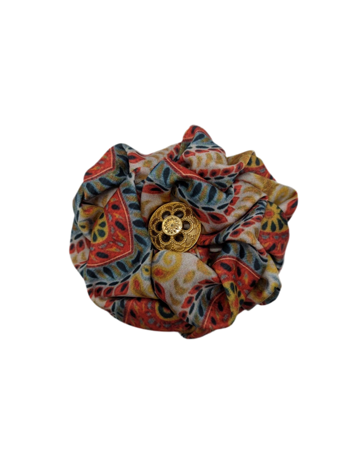 Broochella Bougainville flower brooch pin satin handmade luxury designer women’s men’s