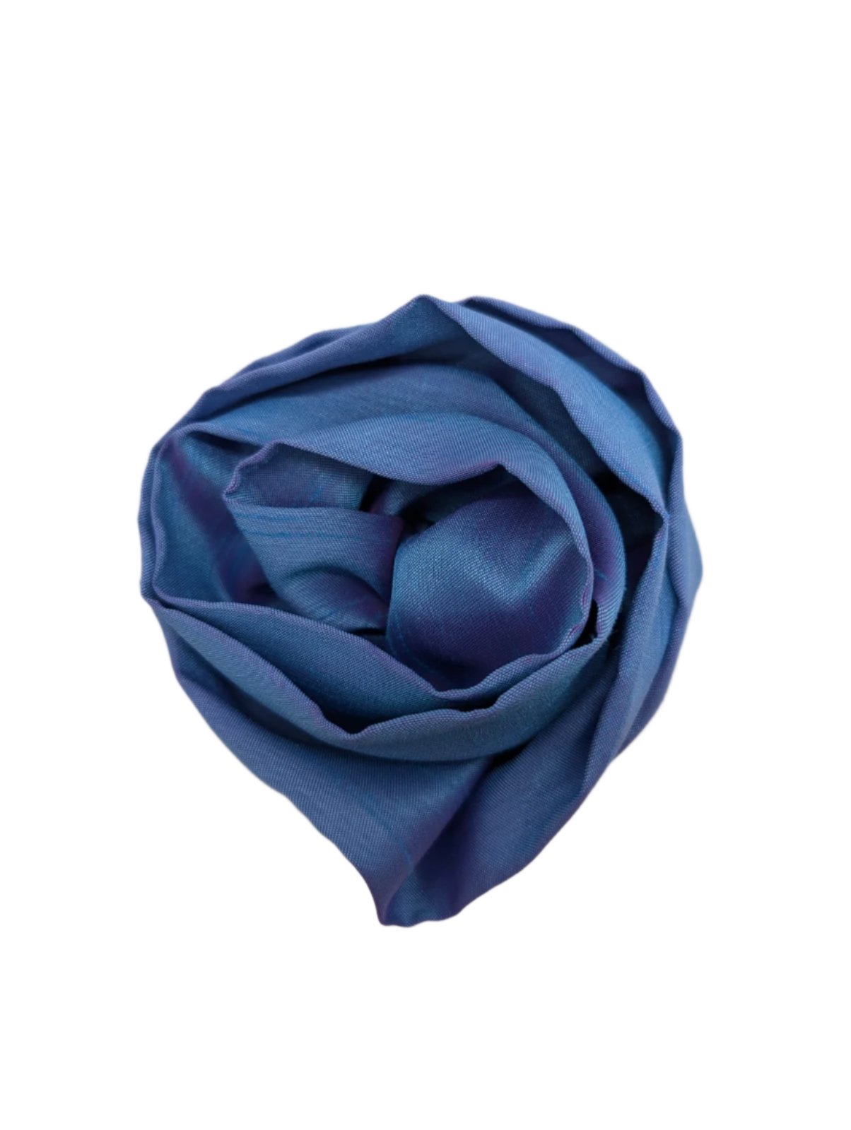 Broochella Isabella Rossellini Men's flower brooch pin handmade silk designer luxury Powder Blue