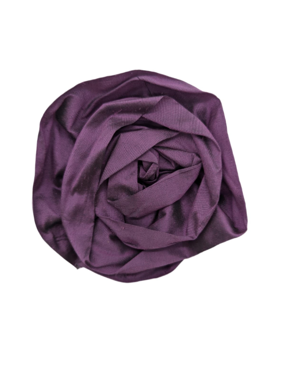 Broochella Isabella Rossellini Men's flower brooch pin handmade silk designer luxury Violet