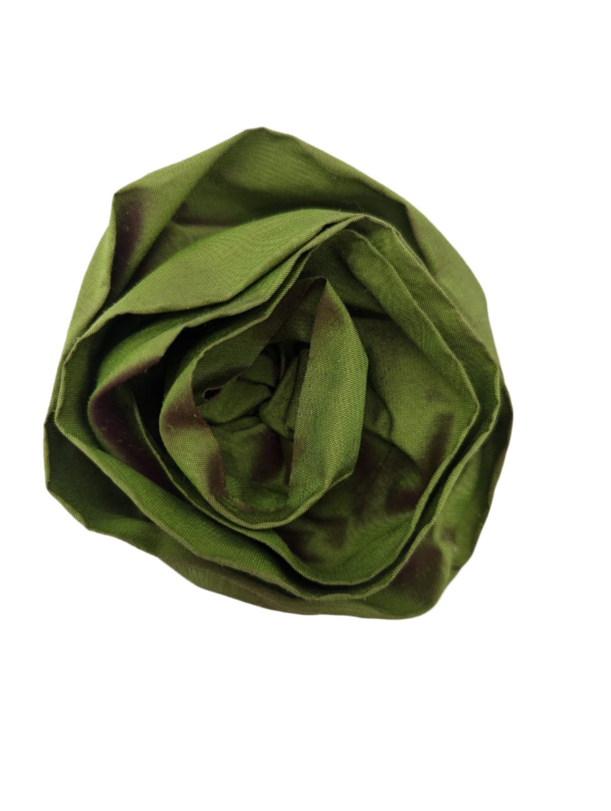 Broochella Isabella Rossellini Men's flower brooch pin handmade silk designer luxury Green