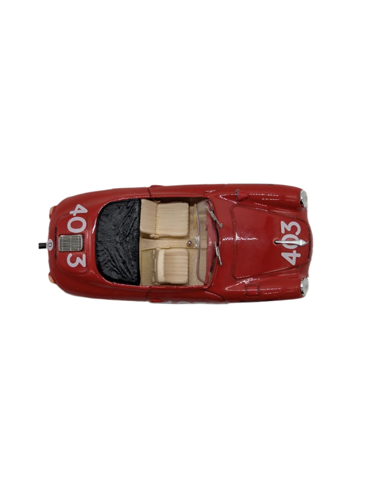 Broochella Rosso Mille No.403 – Vintage Convertible Racing Car Brooch pin red designer luxury upcycled men's women's scuderia d'Oro