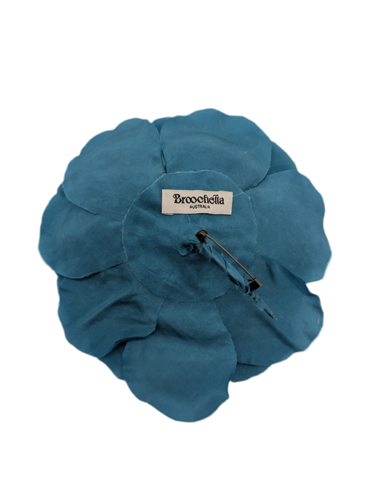 Broochella Men’s Signorita flower brooch pin handmade luxury designer blue
