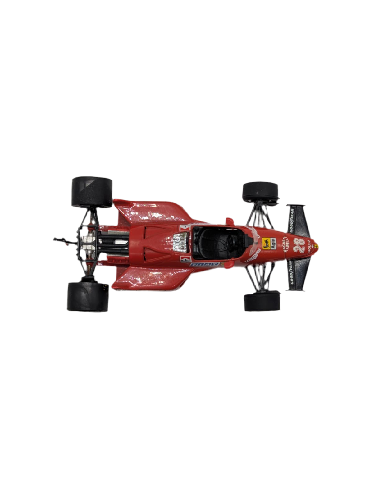 Broochella Rosso Monza No.28– Formula One Car Racing Brooch Pin red upcycled vintage designer men's luxury designer scuderia d'Oro