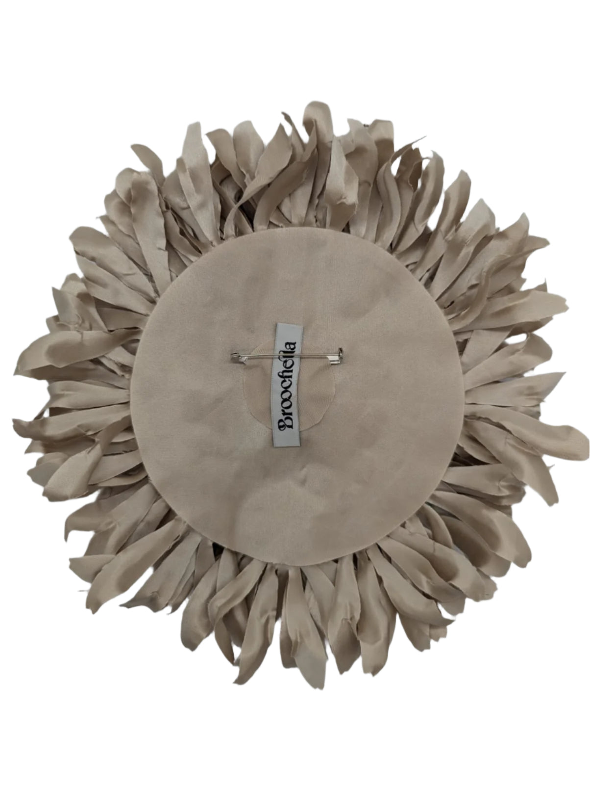 Broochella Crisantemo gigante brooch beige flower handmade designer luxury women’s men’s