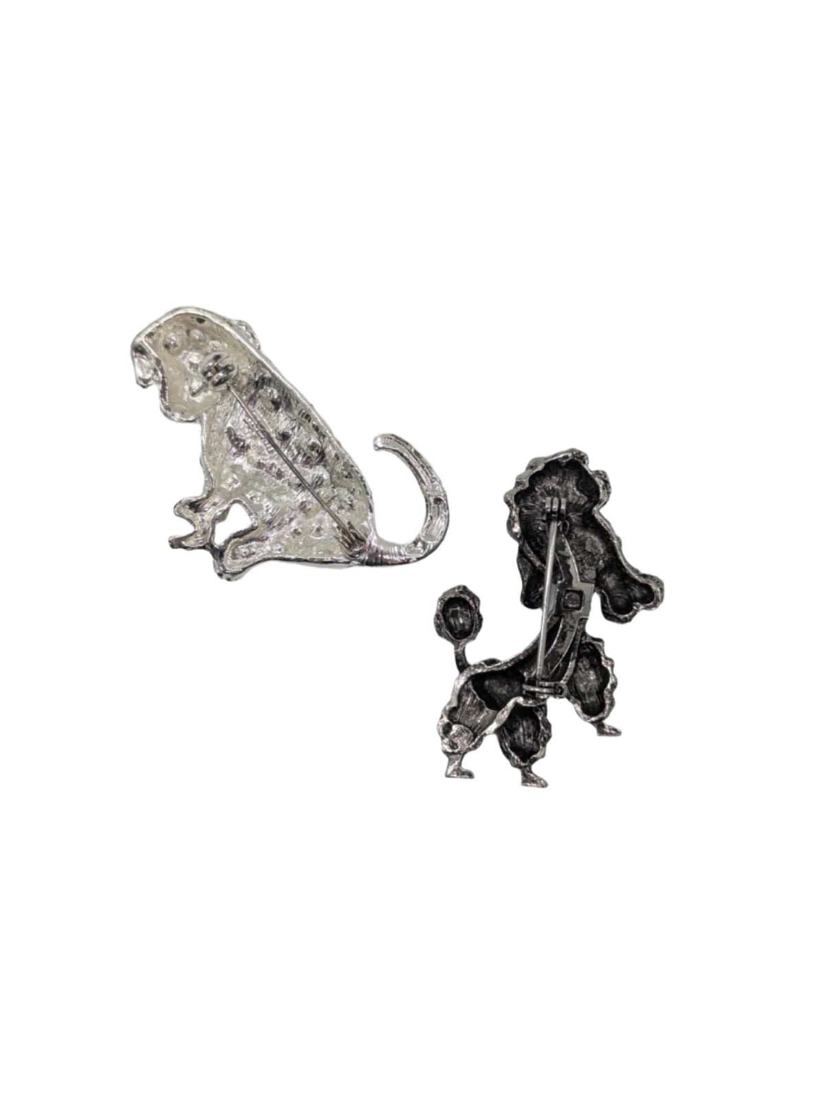 Broochella Collector’s canine dog vintage brooch pin pair set men’s women’s designer vintage