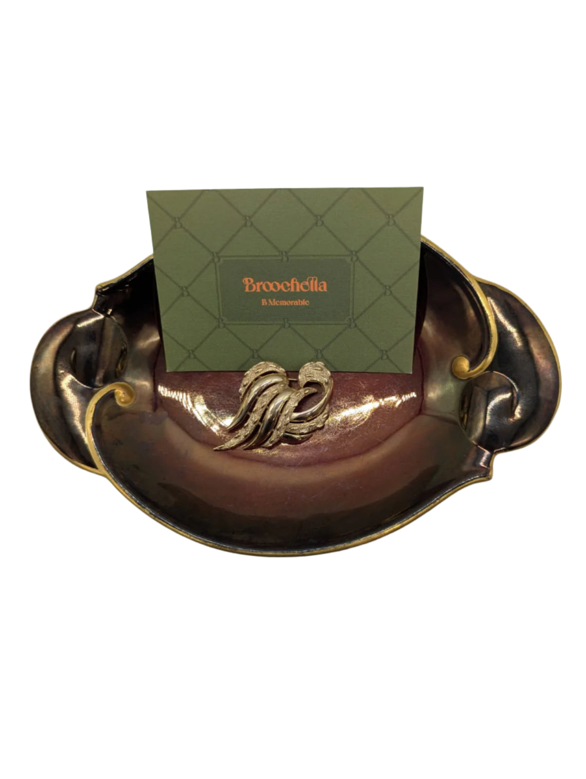 Broochella Ali di luci Trifari gold tone men’s women’s vintage brooch pin