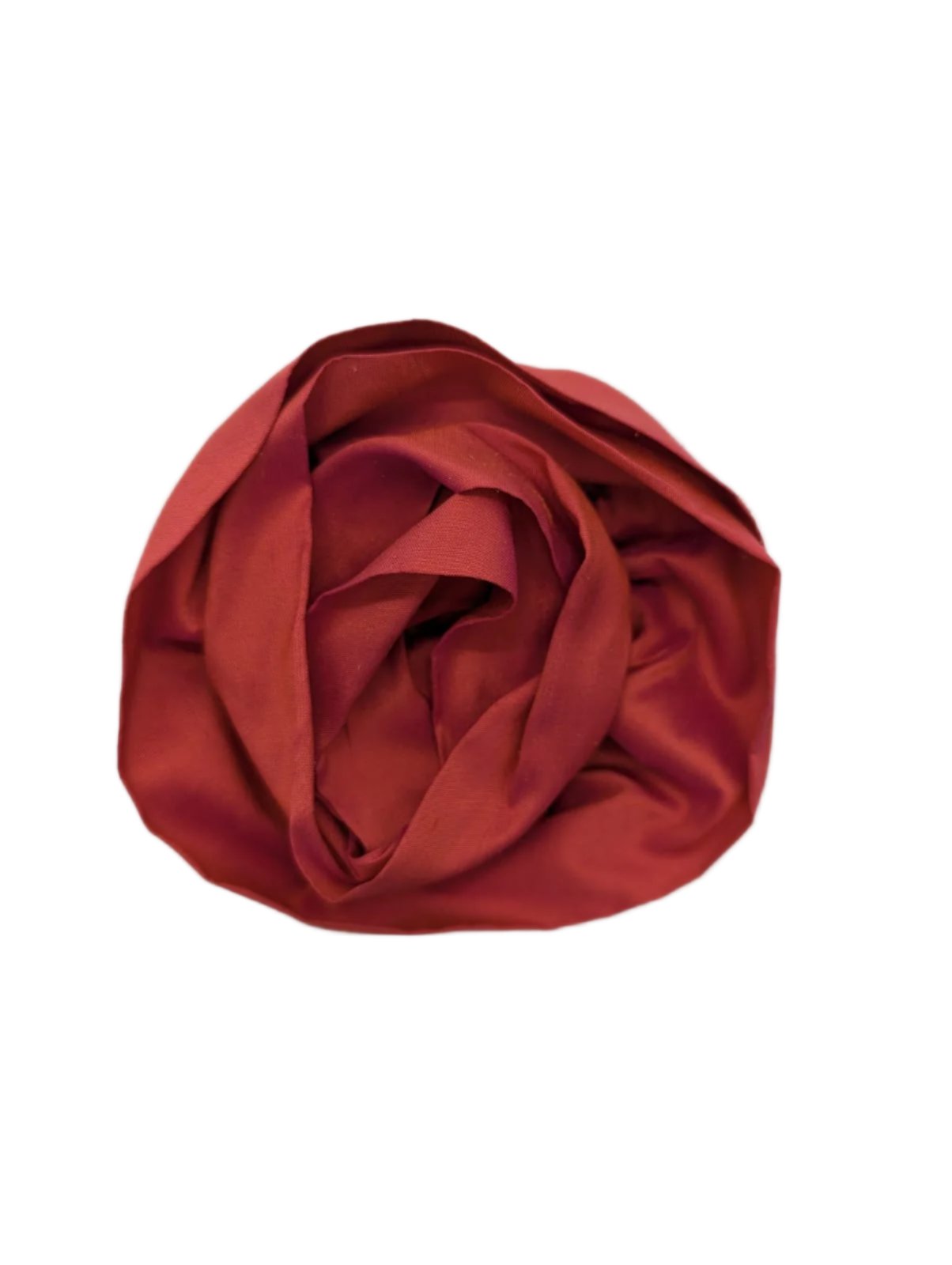 Broochella Isabella Rossellini Men's flower brooch pin handmade silk designer luxury Red