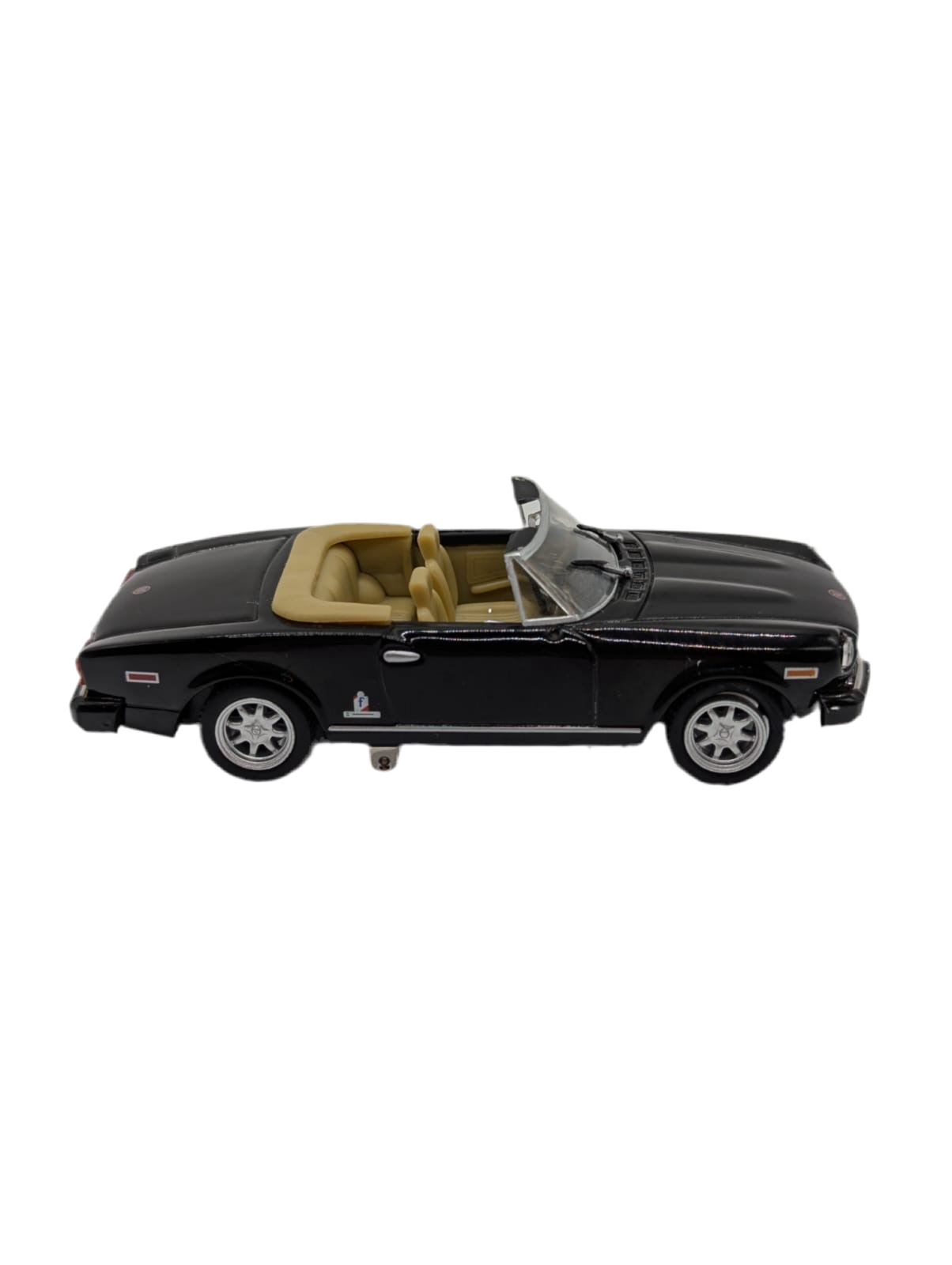 Broochella Nero Riviera No.84 Vintage Convertible Car Brooch Pin Black upcycled men's women's  designer luxury Scuderia d'oro