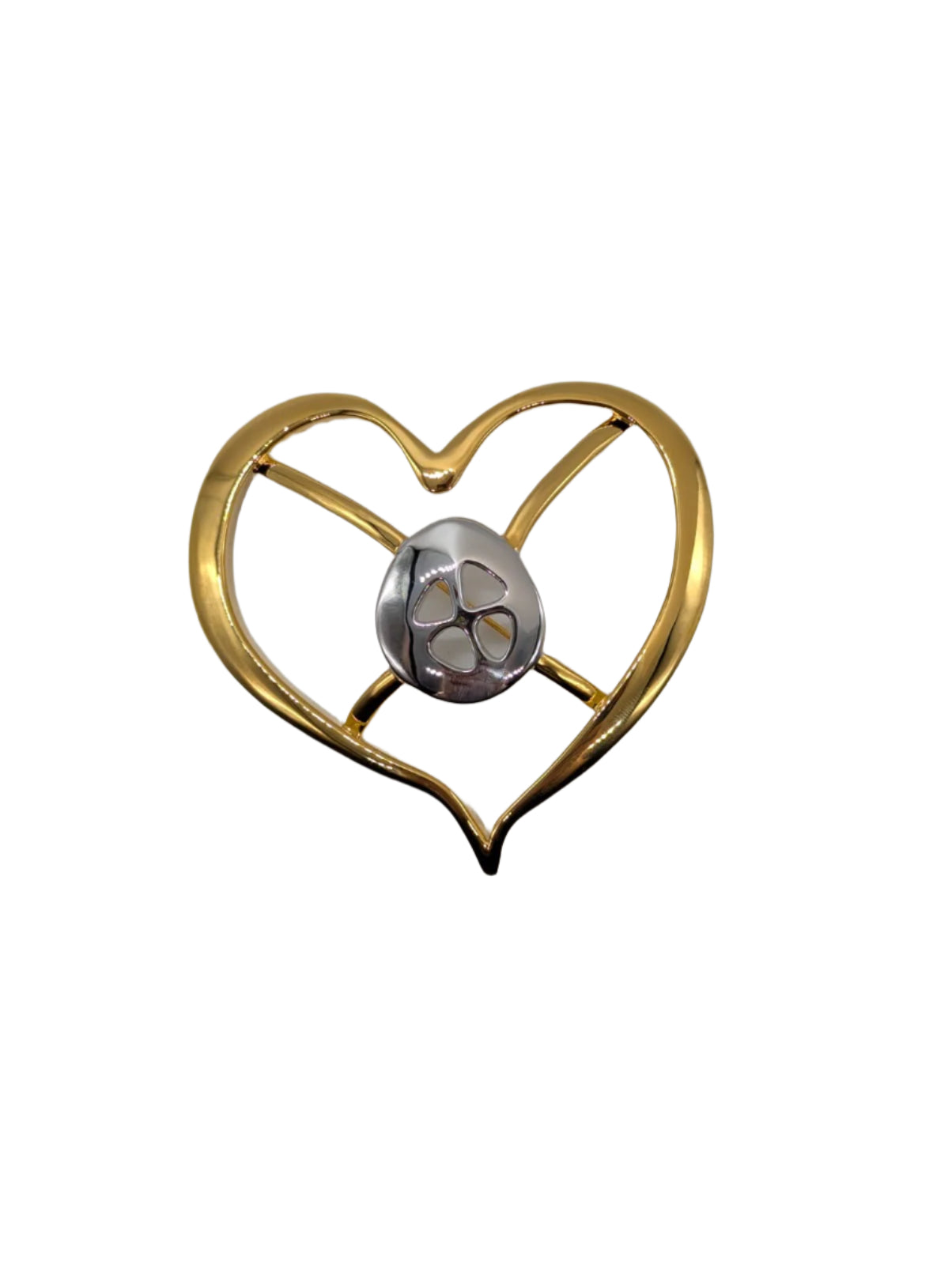 Broochella Men’s Brooches with meaning brooch pin Hope Adinkra gold silver tone metal designer luxury