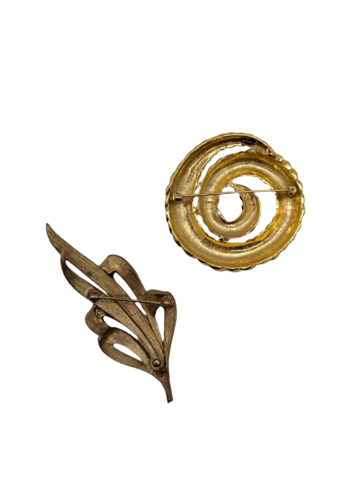 Eternal Flow Vintage Brooch Duo