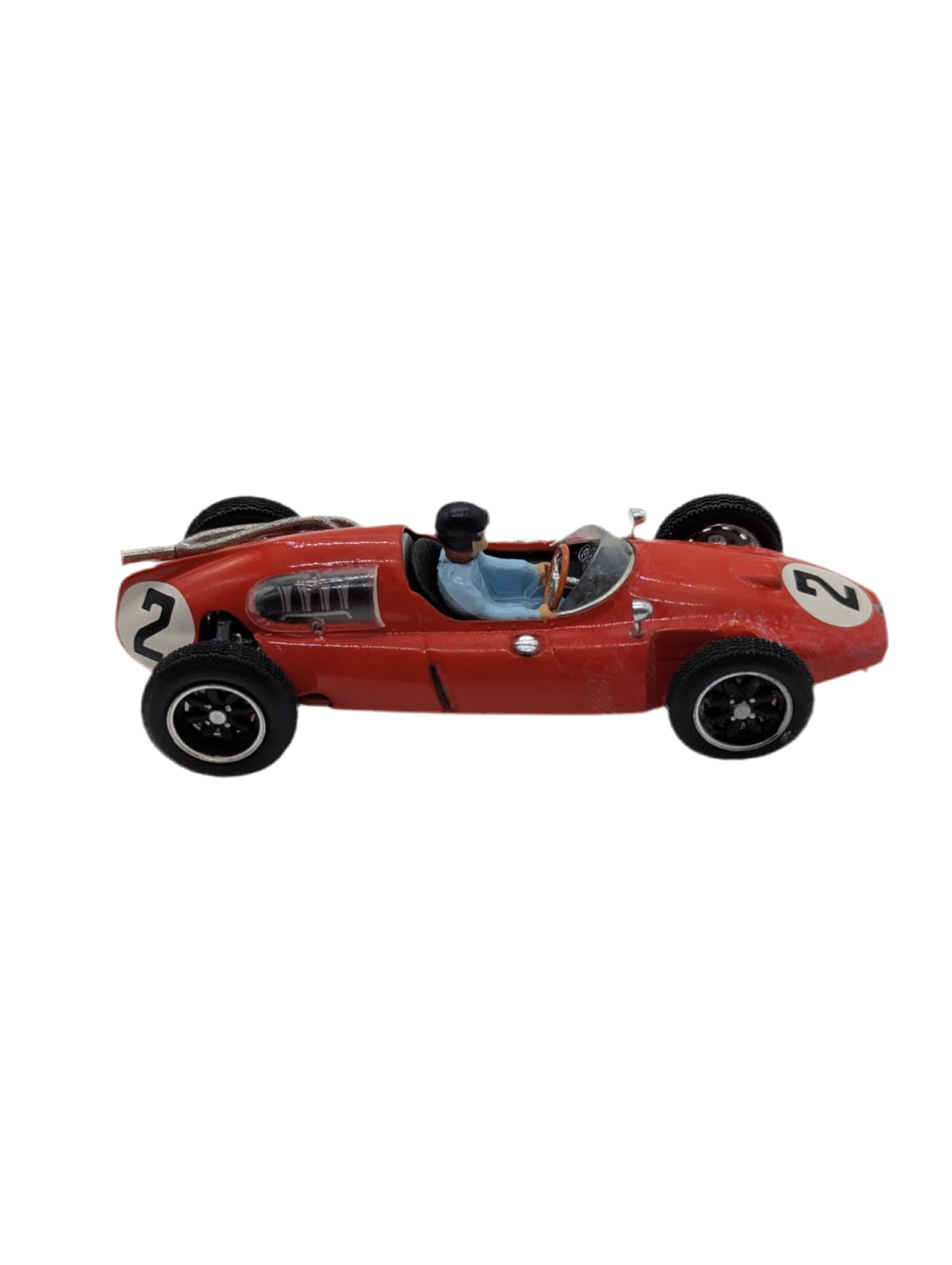 Broochella Rosso Competizione No.2 – Driver’s Edition Vintage Racing Car Brooch Pin red Scuderia d'Oro upcycled designer luxury men's women's 