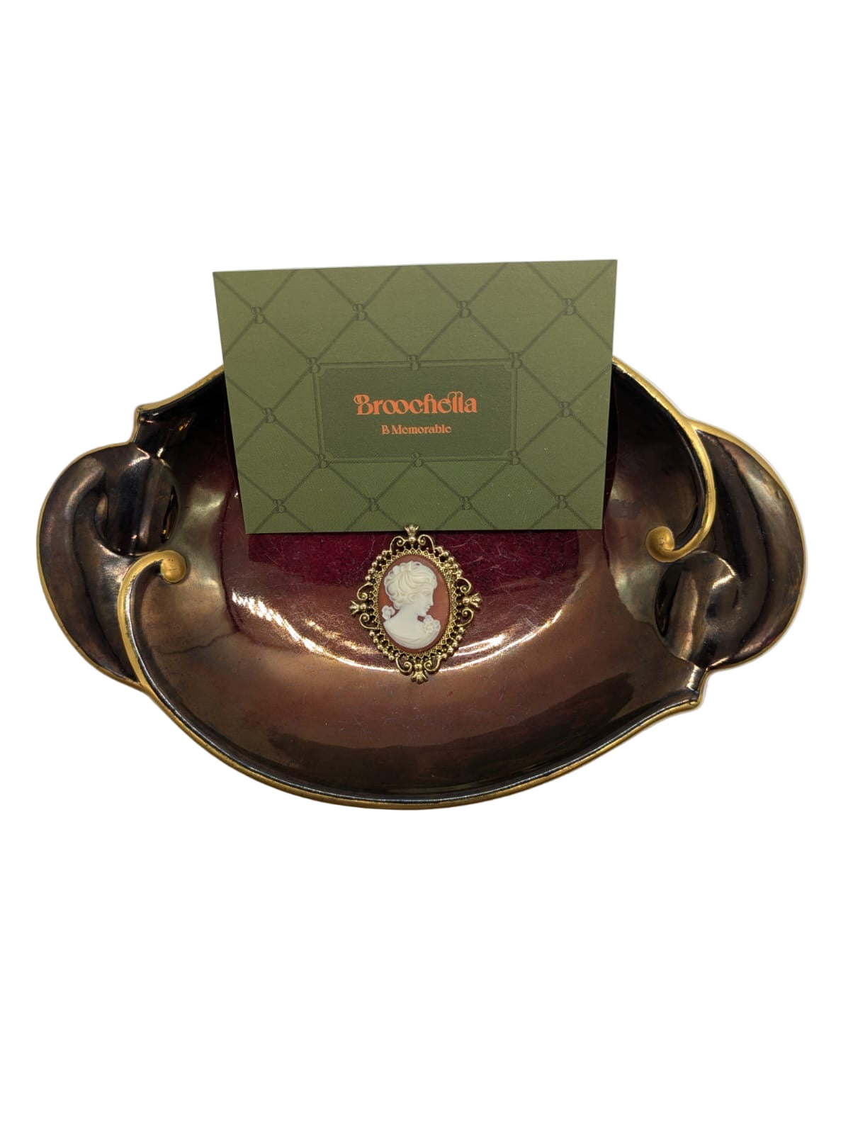 Avon Cameo Vintage Perfume Brooch Pin