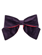 Load image into Gallery viewer, Velvet Bows - Purple/Fuchsia
