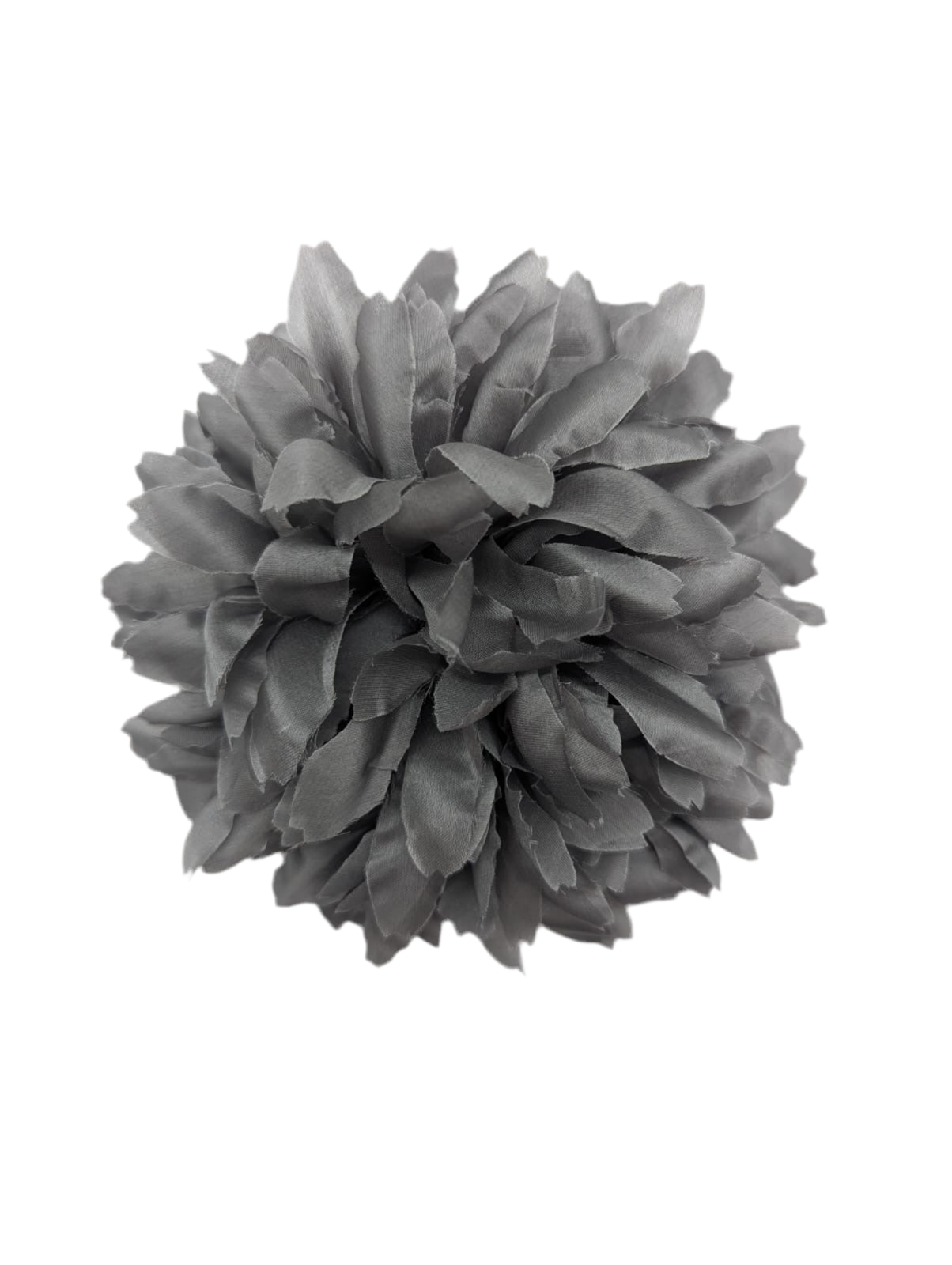 Broochella Men’s Calendula flower brooch pin handmade luxury designer grey