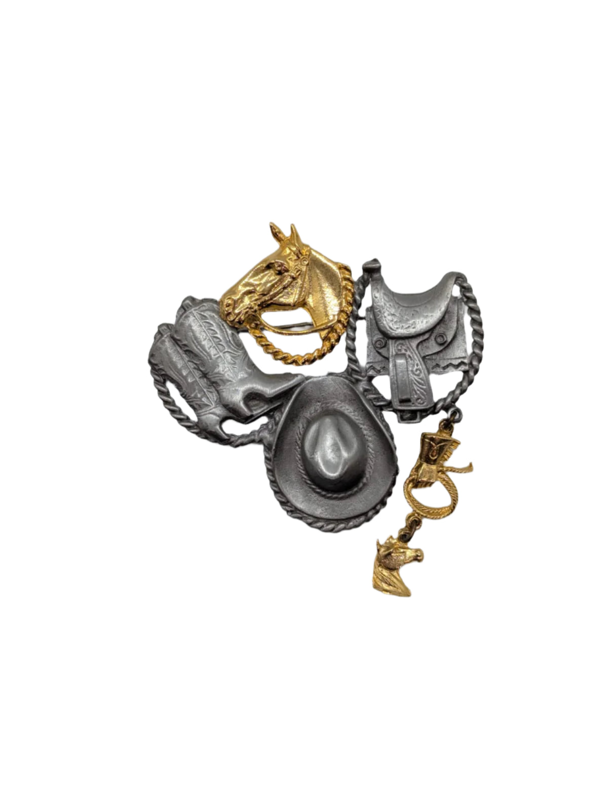 Rodeo Royal Vintage Brooch Pin