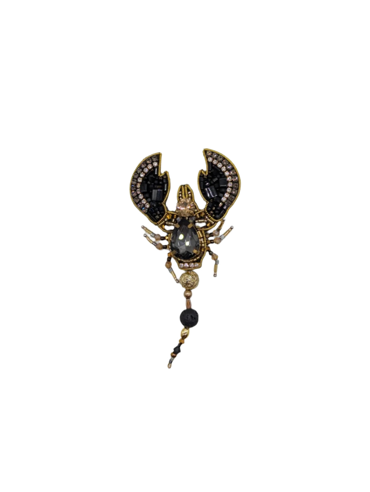 Men's Scorpion Brooch