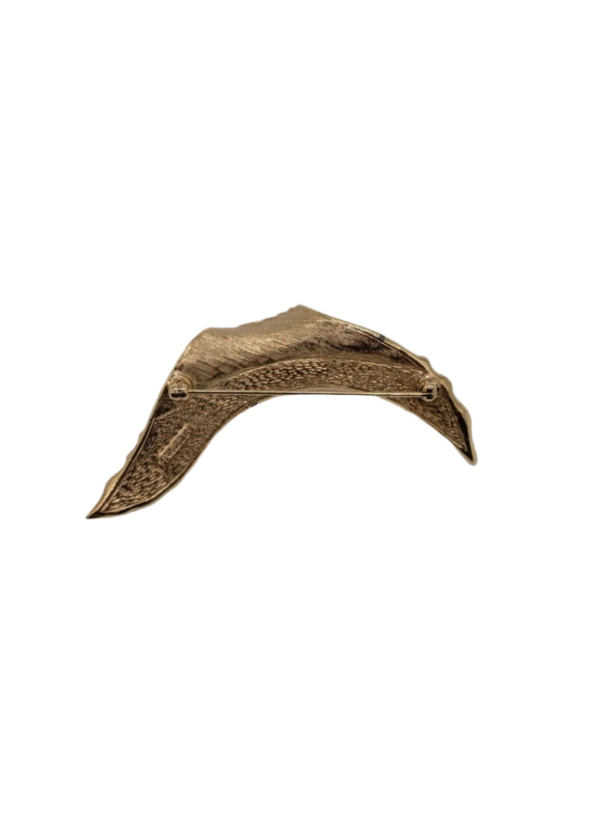 Broochella Golden Winged Grace vintage brooch pin gold tone metal designer luxury men's women's 