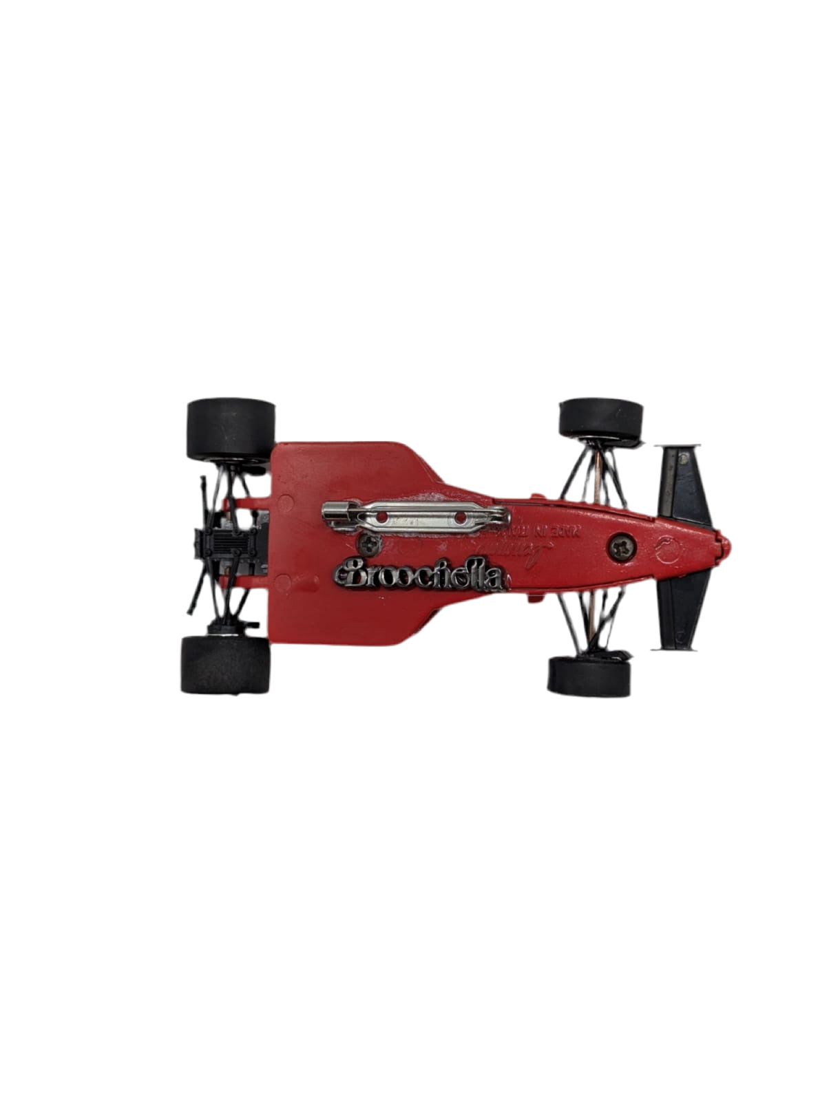 Broochella Rosso Maranello No.27– Formula One Car Racing Brooch Pin scuderia d'Oro Men's luxury designer red