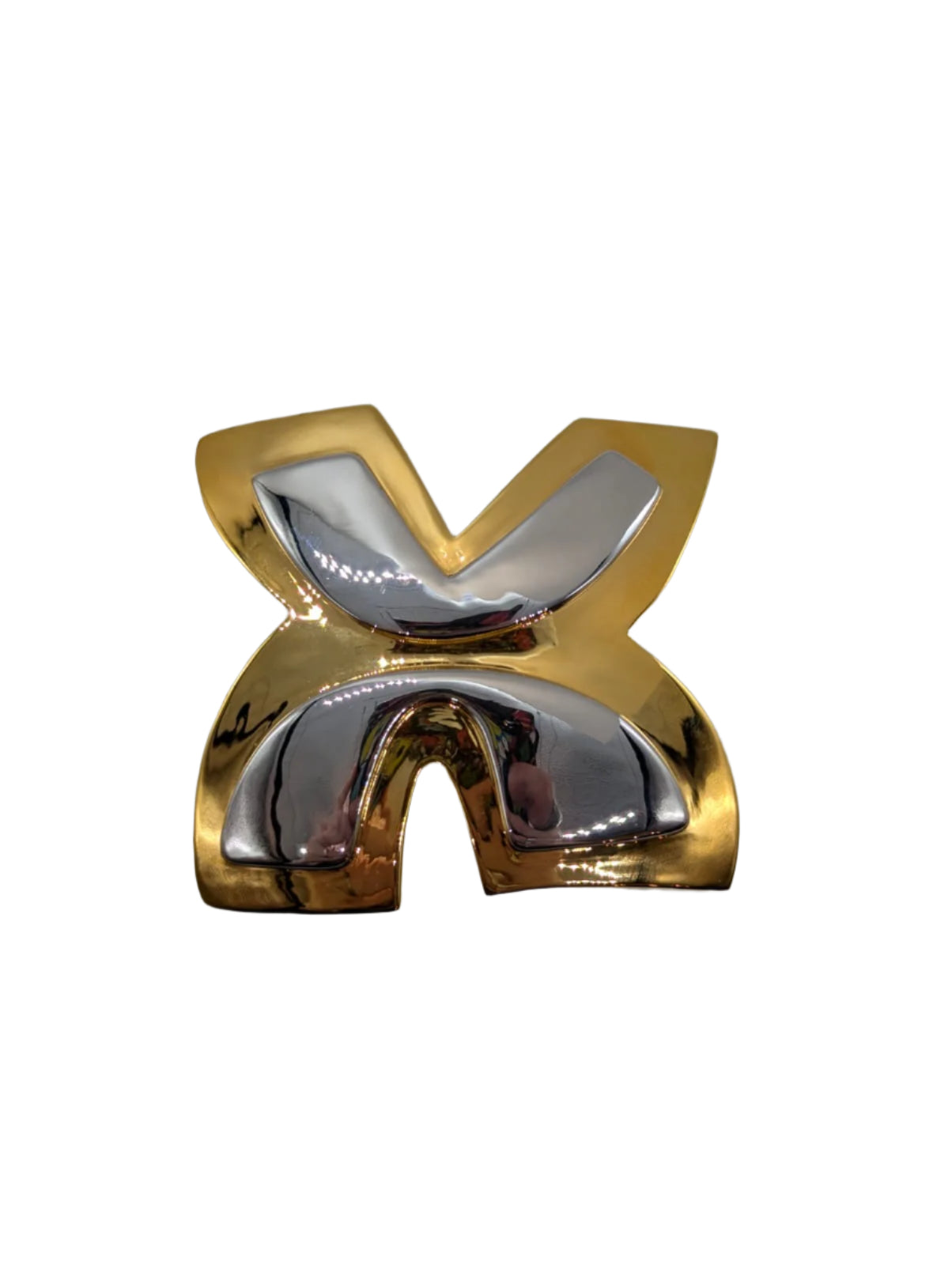 Broochella Men’s Brooches with meaning Freedom brooch pin Adinkra gold silver tone metal designer luxury 