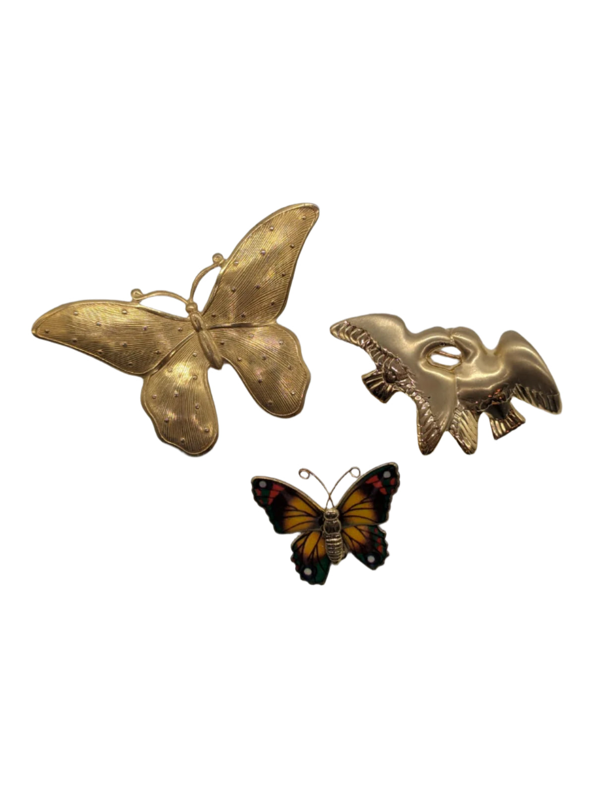Wings of Change Vintage  Brooch Set