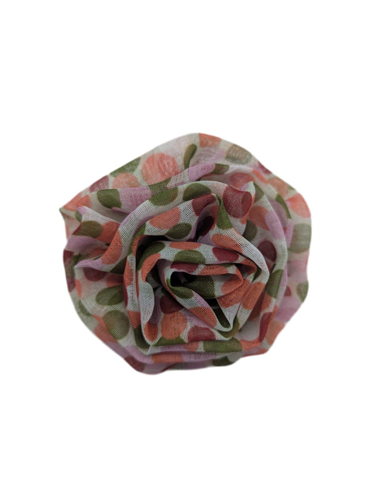Broochella men’s brassica flower brooch pin pink green spot polka dot handmade luxury designer 