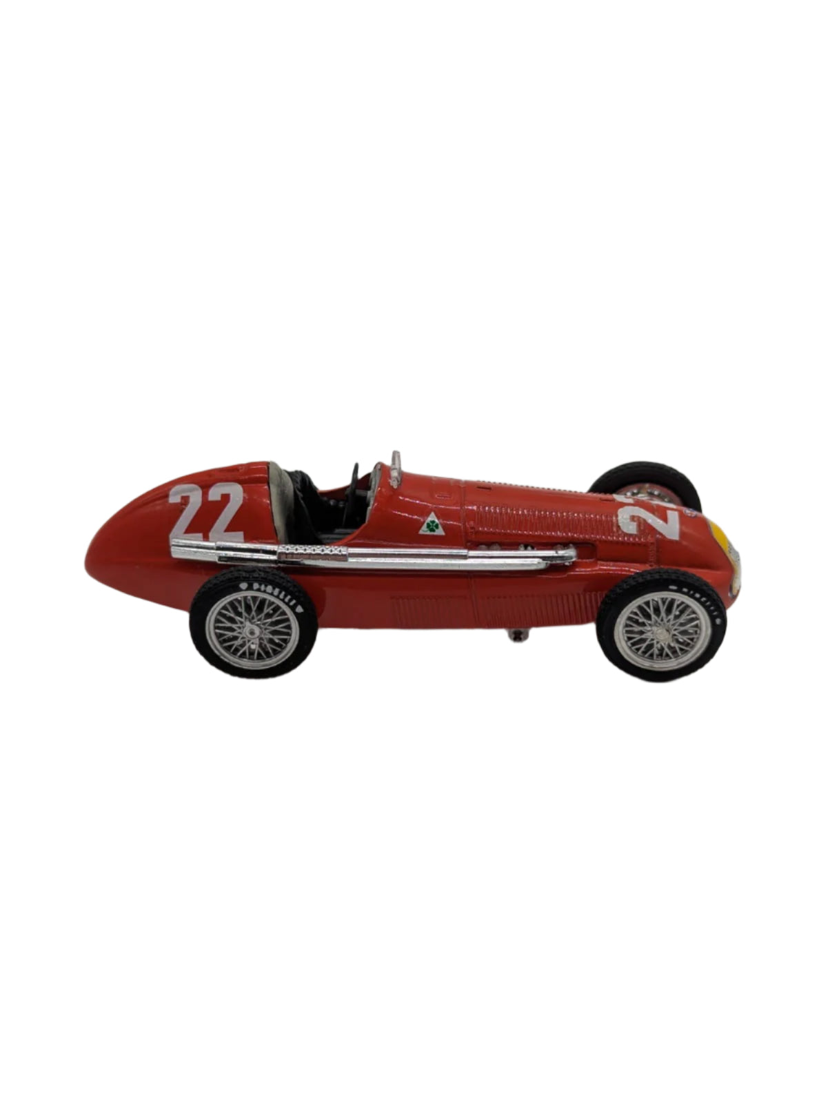 Broochella Rosso Alfa No.22 – Formula One Car Racing Brooch pin red Scuderia d'Oro Men's  upcycled designer luxury vintage 