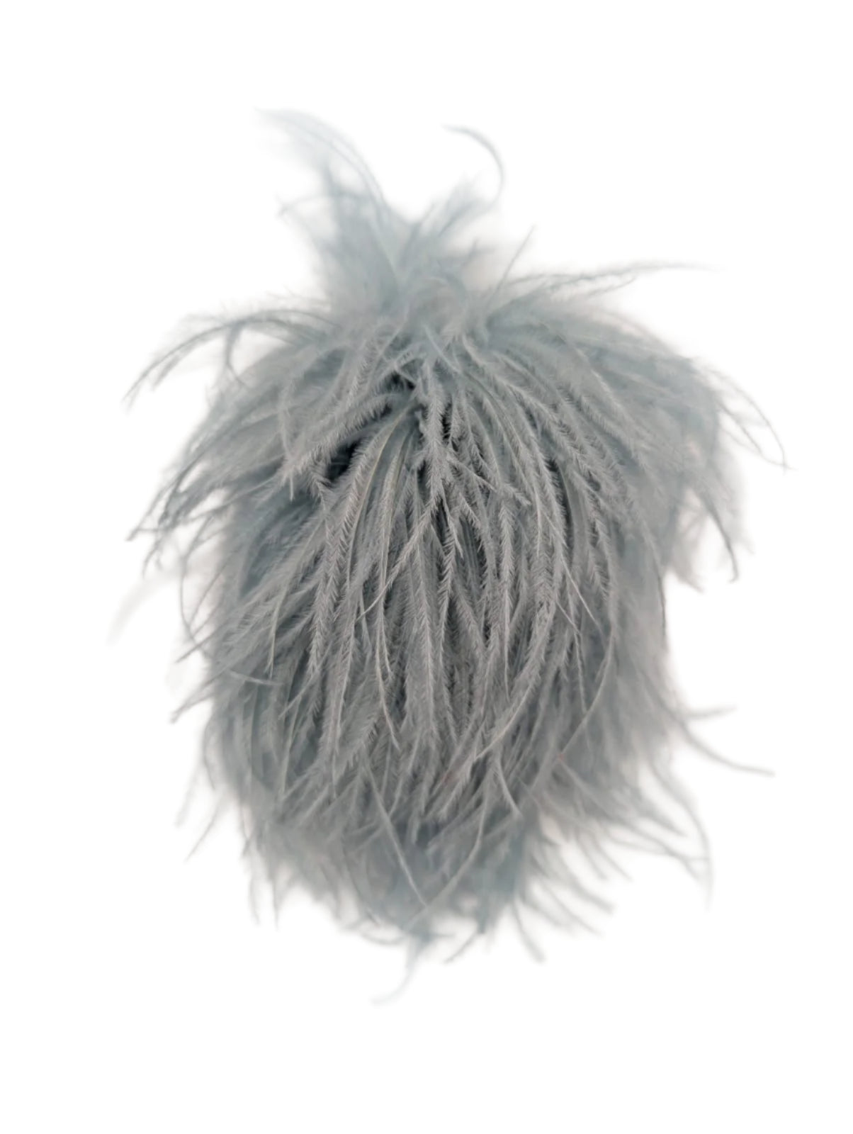 Broochella Le Pouffe feather brooch pin handmade men’s women’s luxury designer sky blue