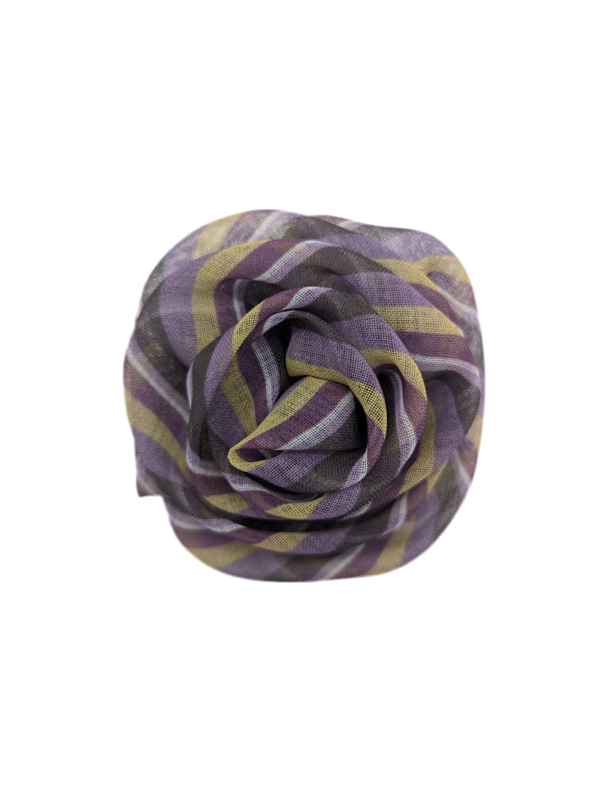 Broochella Brassica men’s flower brooch pin purple stripes handmade designer luxury