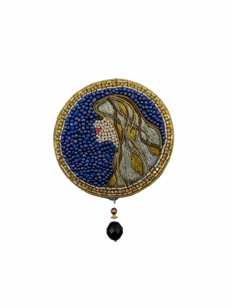 Virgo Zodiac Brooch Pin