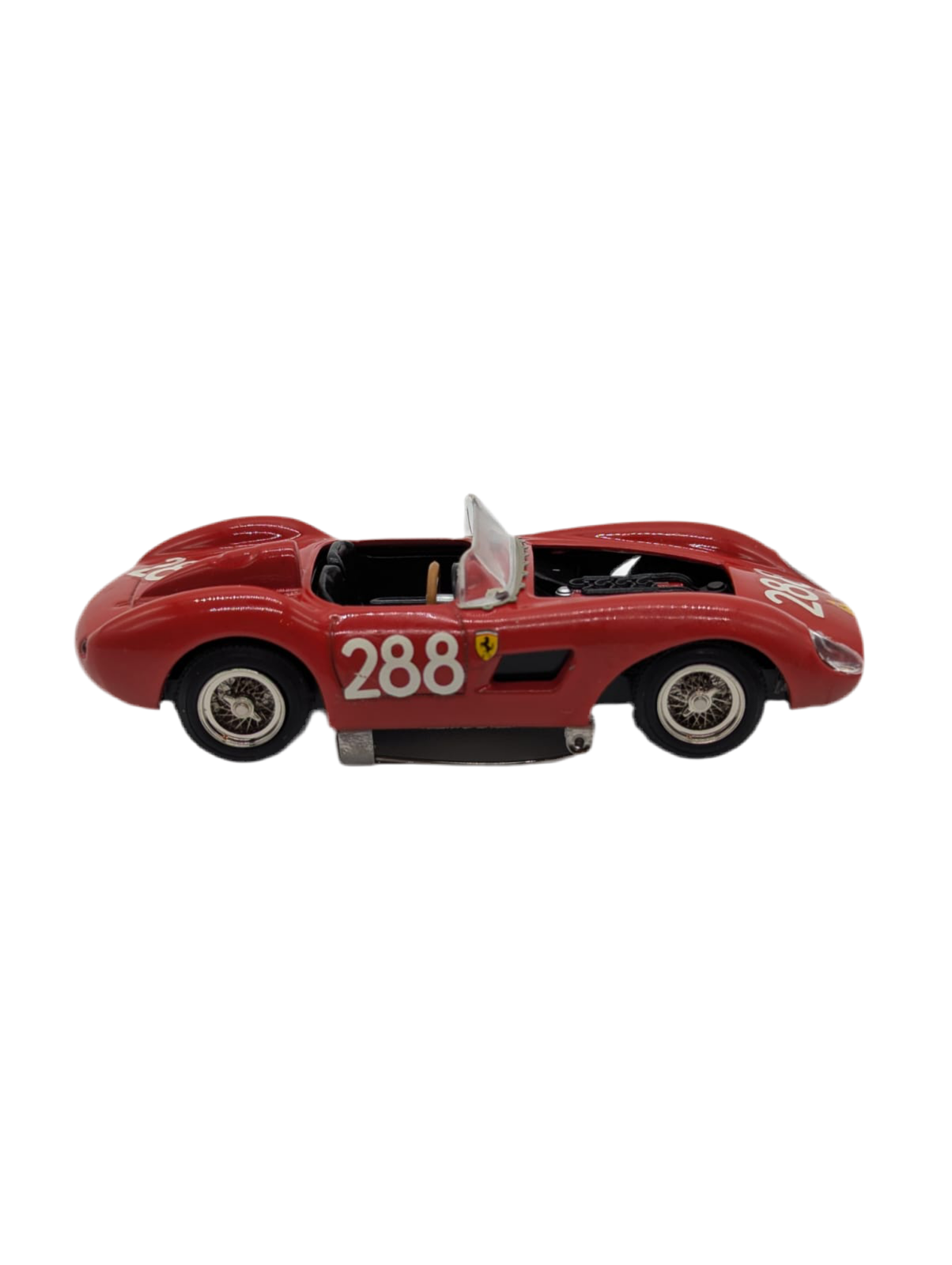 Broochella Rosso Corsa No.288 – Vintage Racing Car Brooch pin red Scuderia d'Oro  men's women's designer luxury