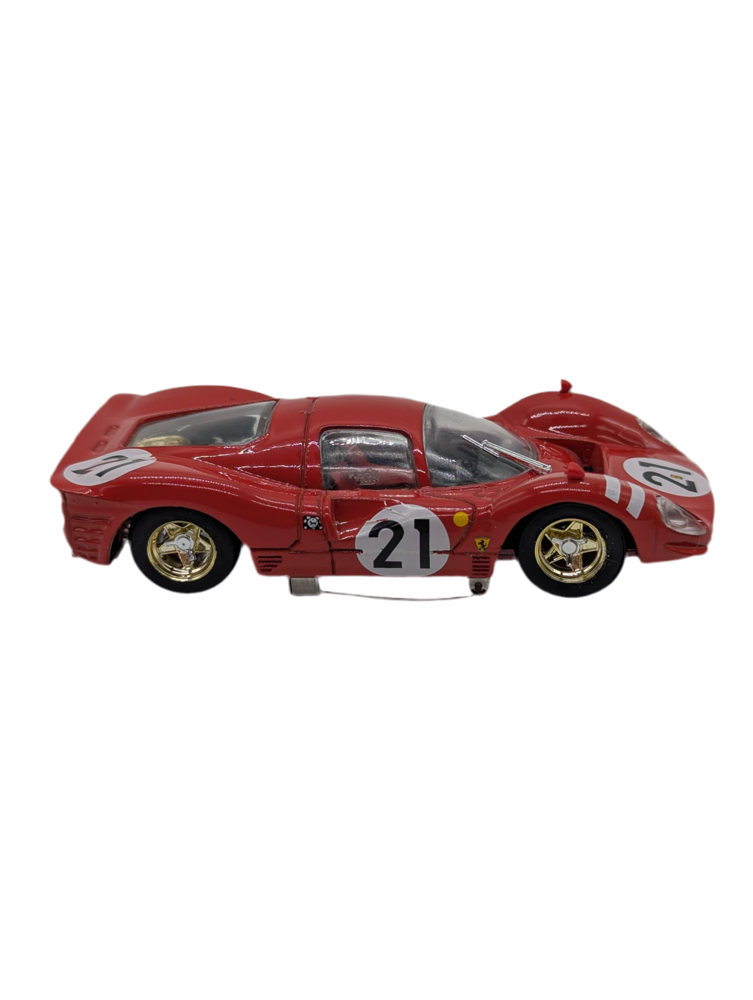 Broochella Rosso Fiorentino No.21 – Endurance Racing Car Brooch Pin Vintage red men's designer luxury scuderia d'Oro