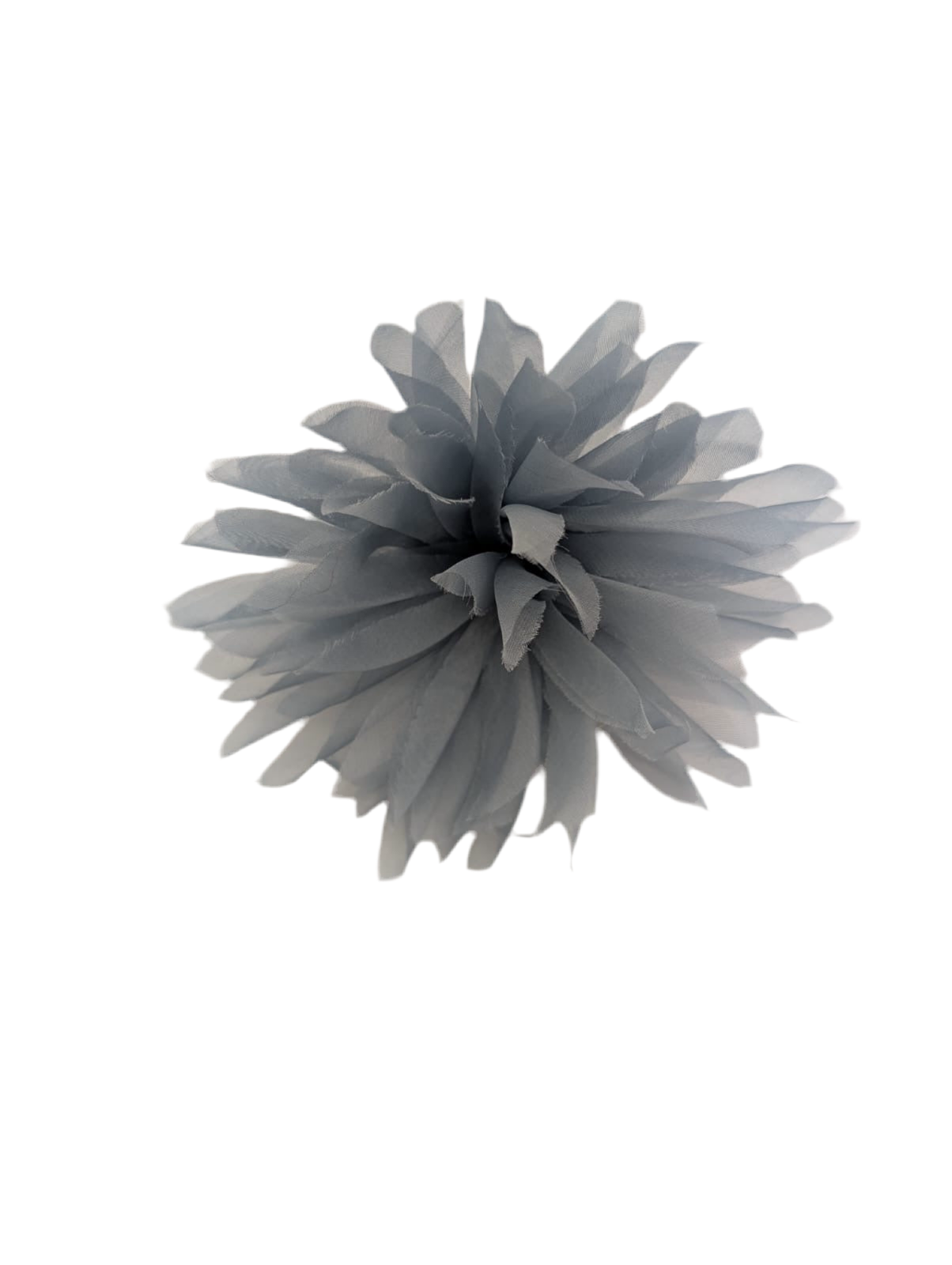 Broochella Men's Dahila flower brooch pin organza handmade luxury designer sky blue