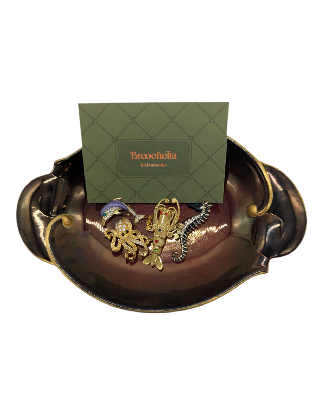 Underwater Archive Vintage Brooch Set