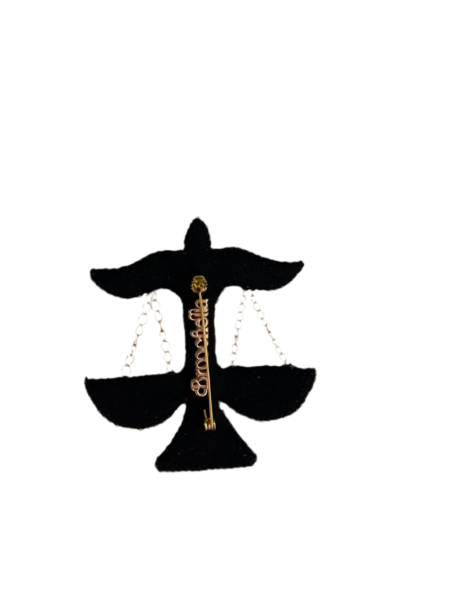 Libra Zodiac Brooch