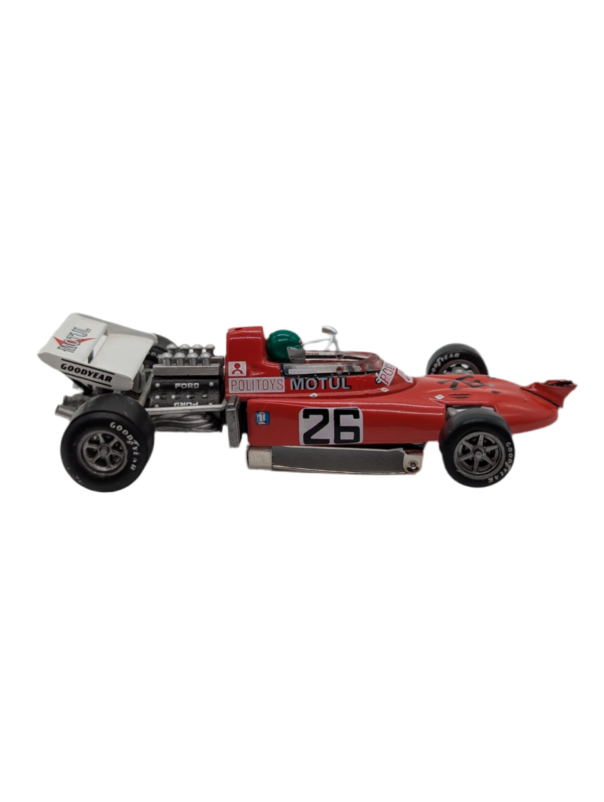 Broochella Rosso Turbo No.26 – Vintage Formula Racing Car Brooch Pin men's women's luxury designer red Scuderia d'Oro