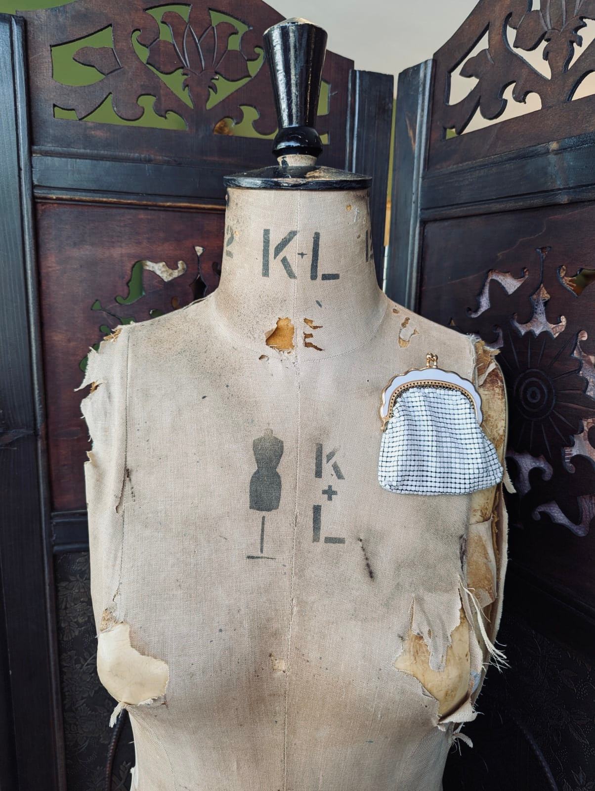 Borsellino Vintage Purse Brooch 3/4