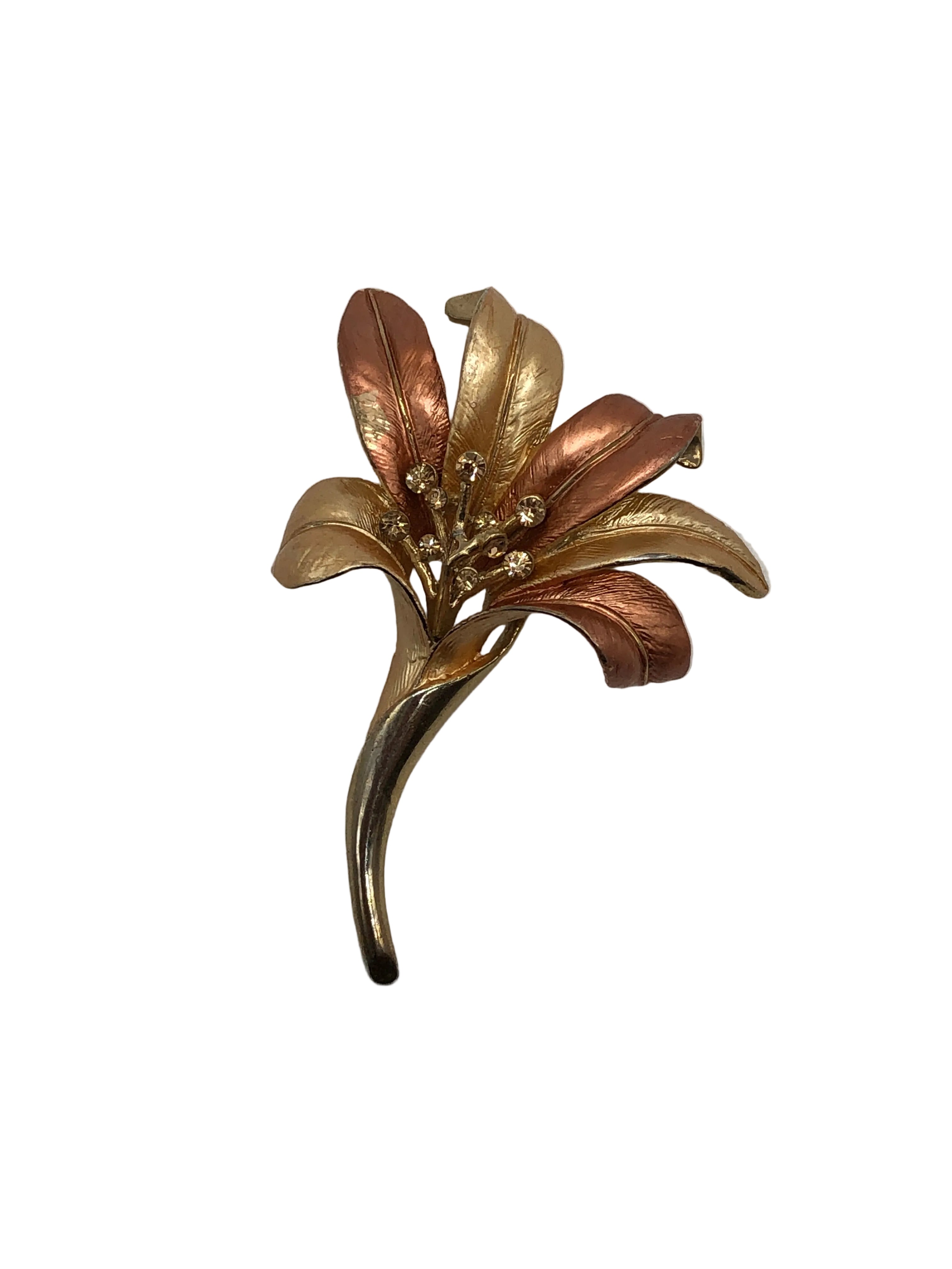 Fleur Lumière Vintage Brooch