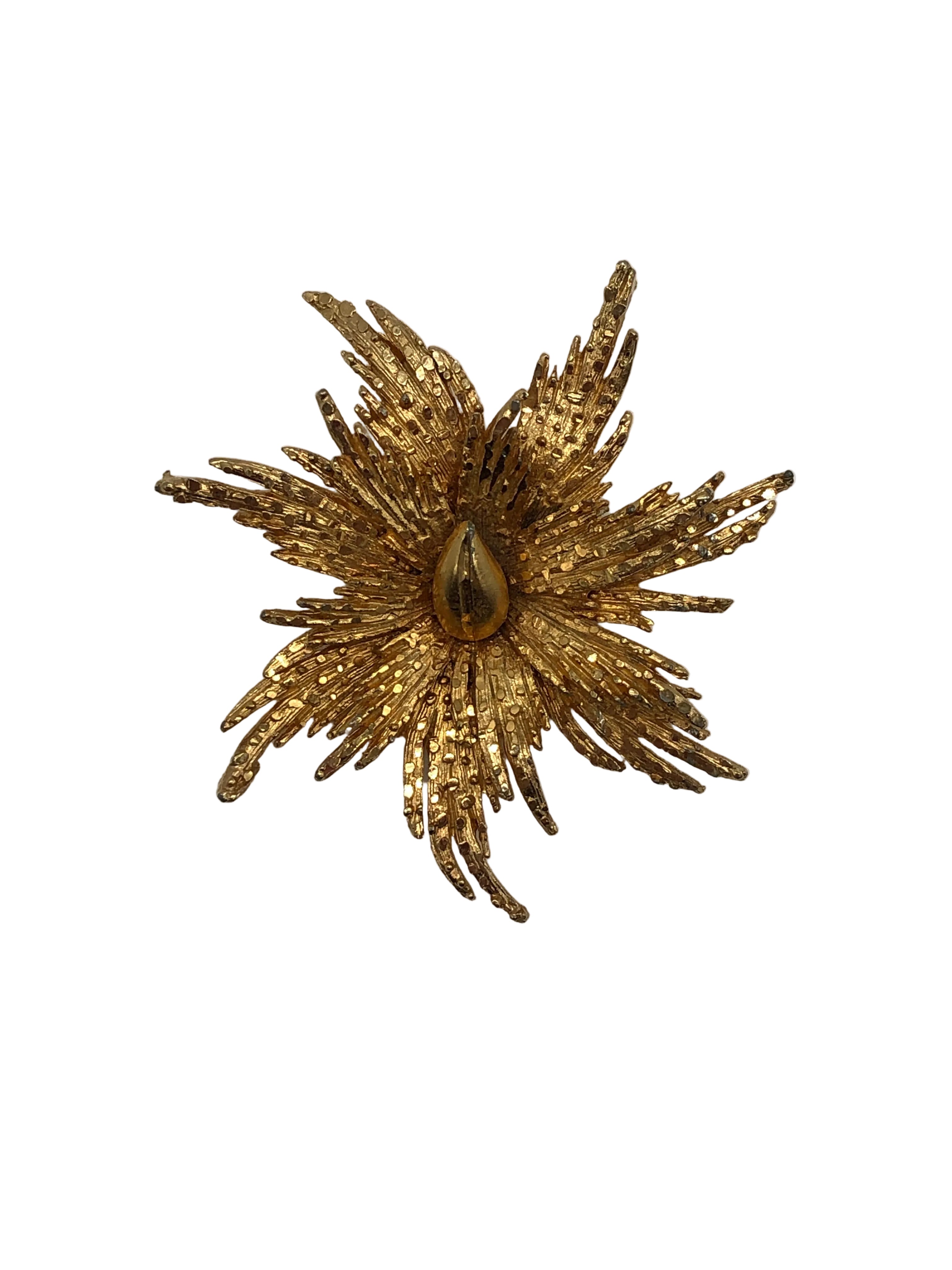 Étoile Dorée Vintage Brooch
