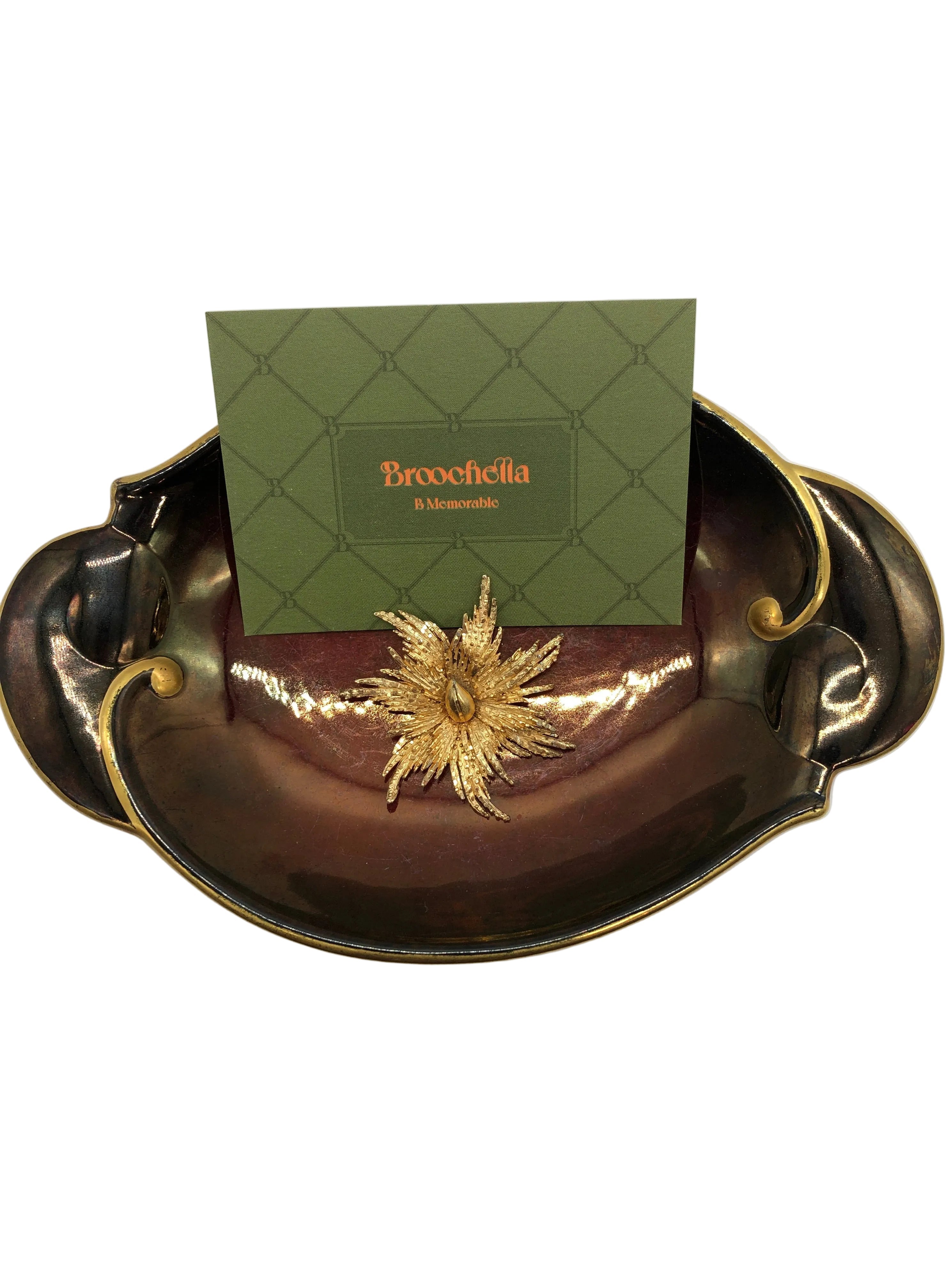 Étoile Dorée Vintage Brooch