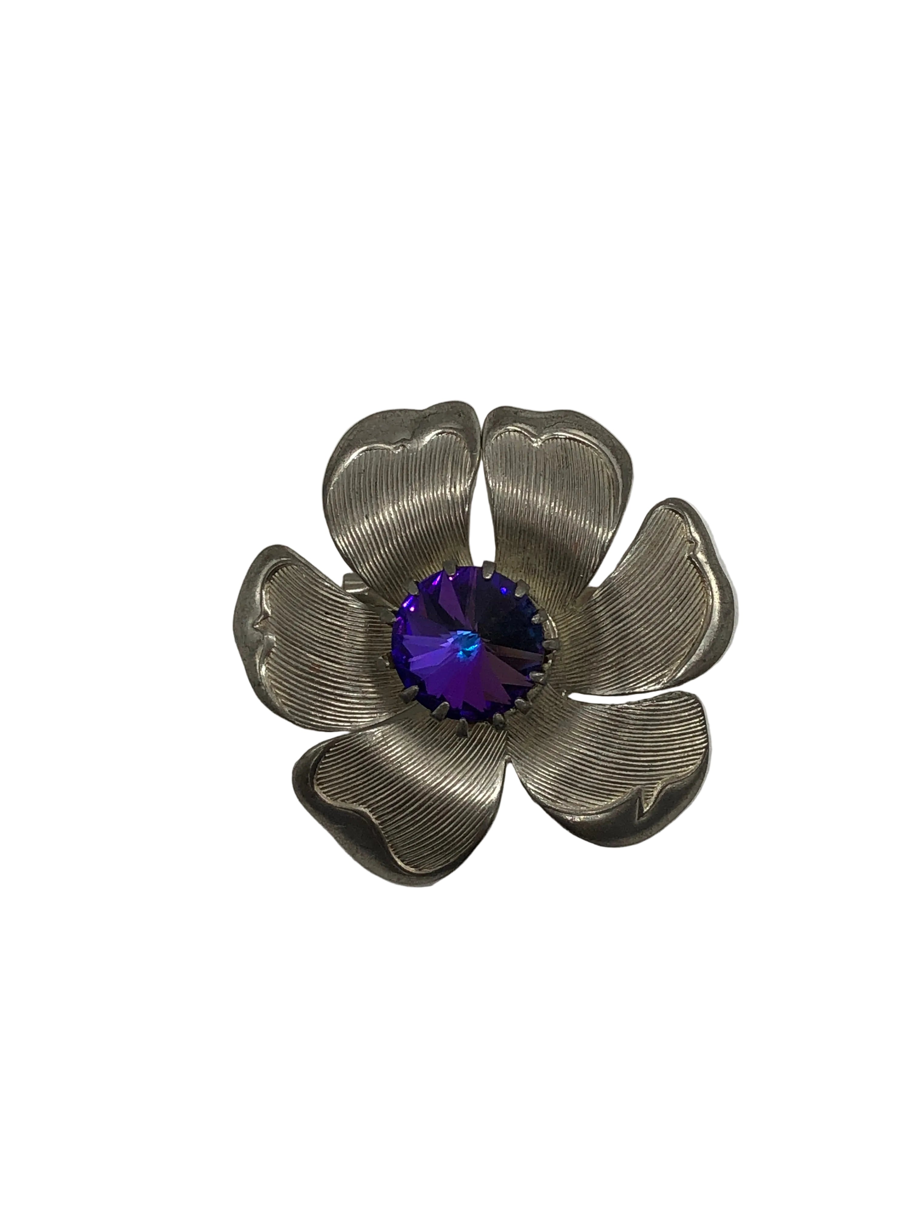 Fiore Viola Vintage Brooch