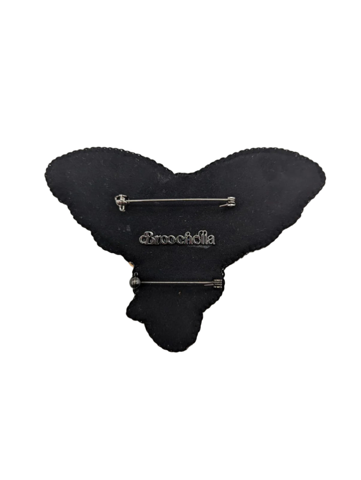 Broochella elephant face brooch pin hand beaded silver grey handmade luxury designer women’s men’s 