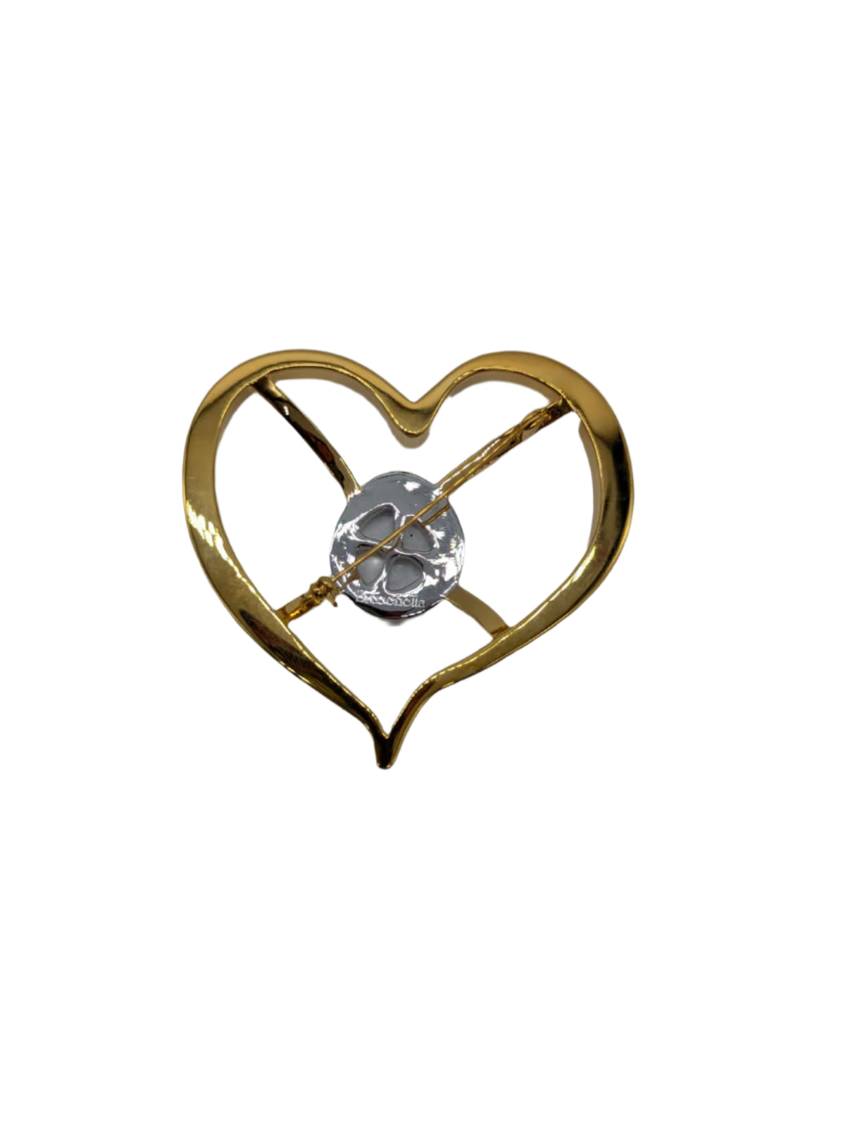 Broochella Brooches with meaning Hope brooch pin Adinkra gold silver tone metal men's women's luxury designer