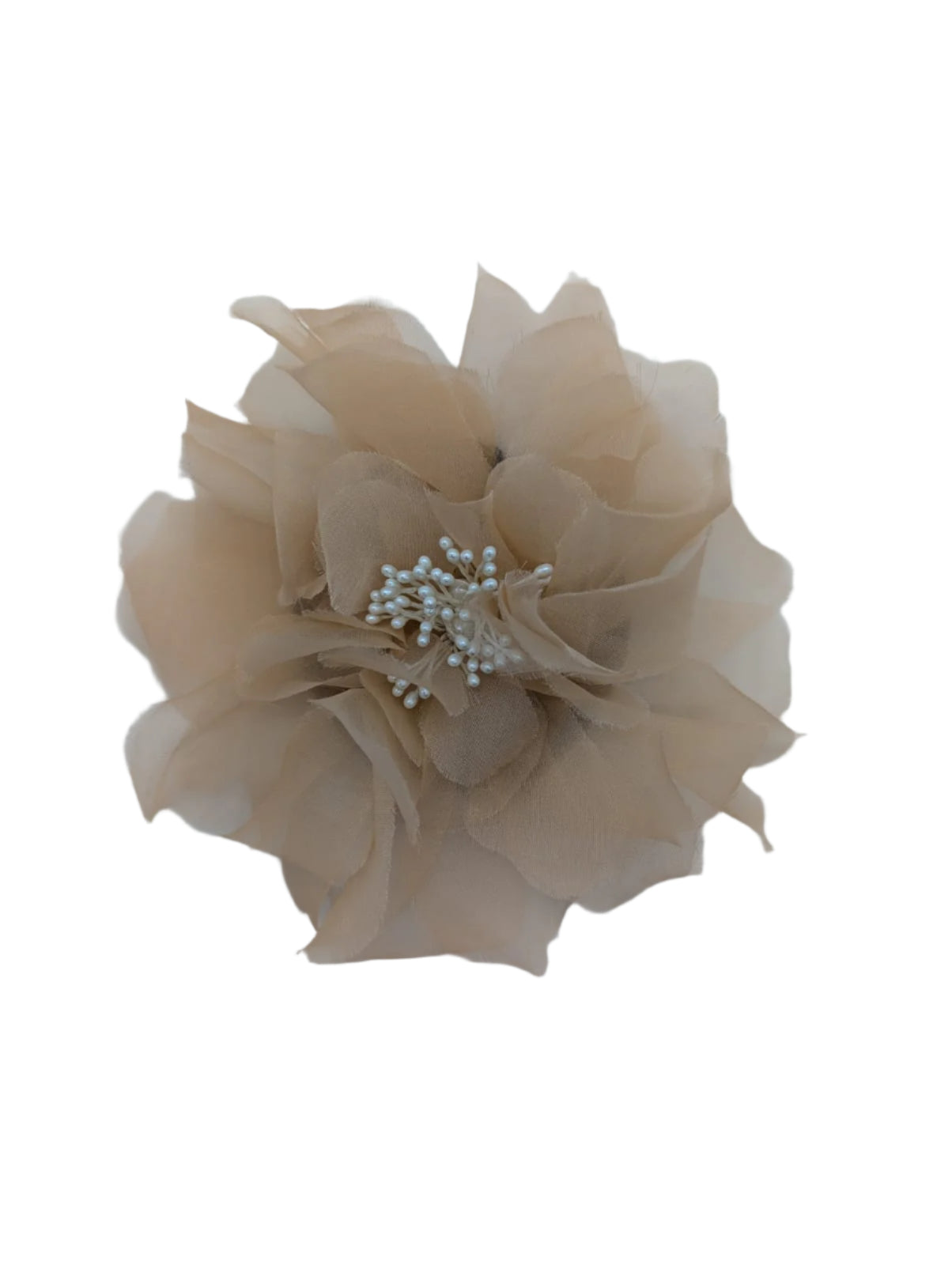 Broochella Poochella pet dog flower collar  accessory handmade luxury designer peach brooch